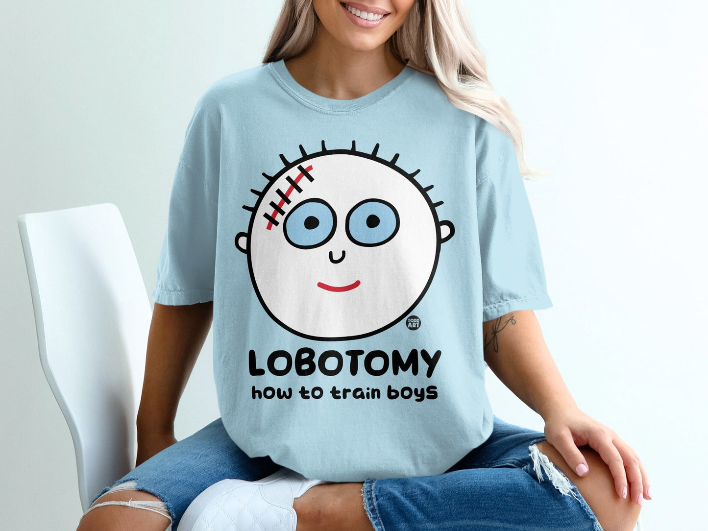 Lobotomy How to Train Boys Graphic T-shirt