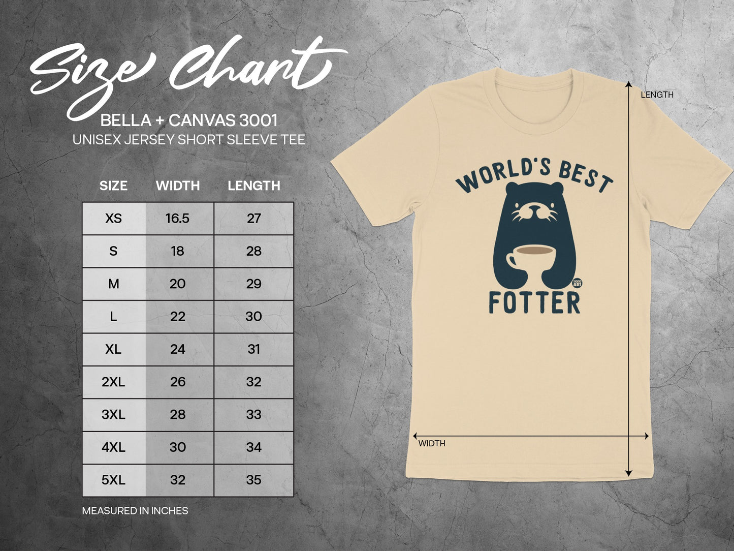 World's Best Fotter Unisex Jersey Short Sleeve Tee product