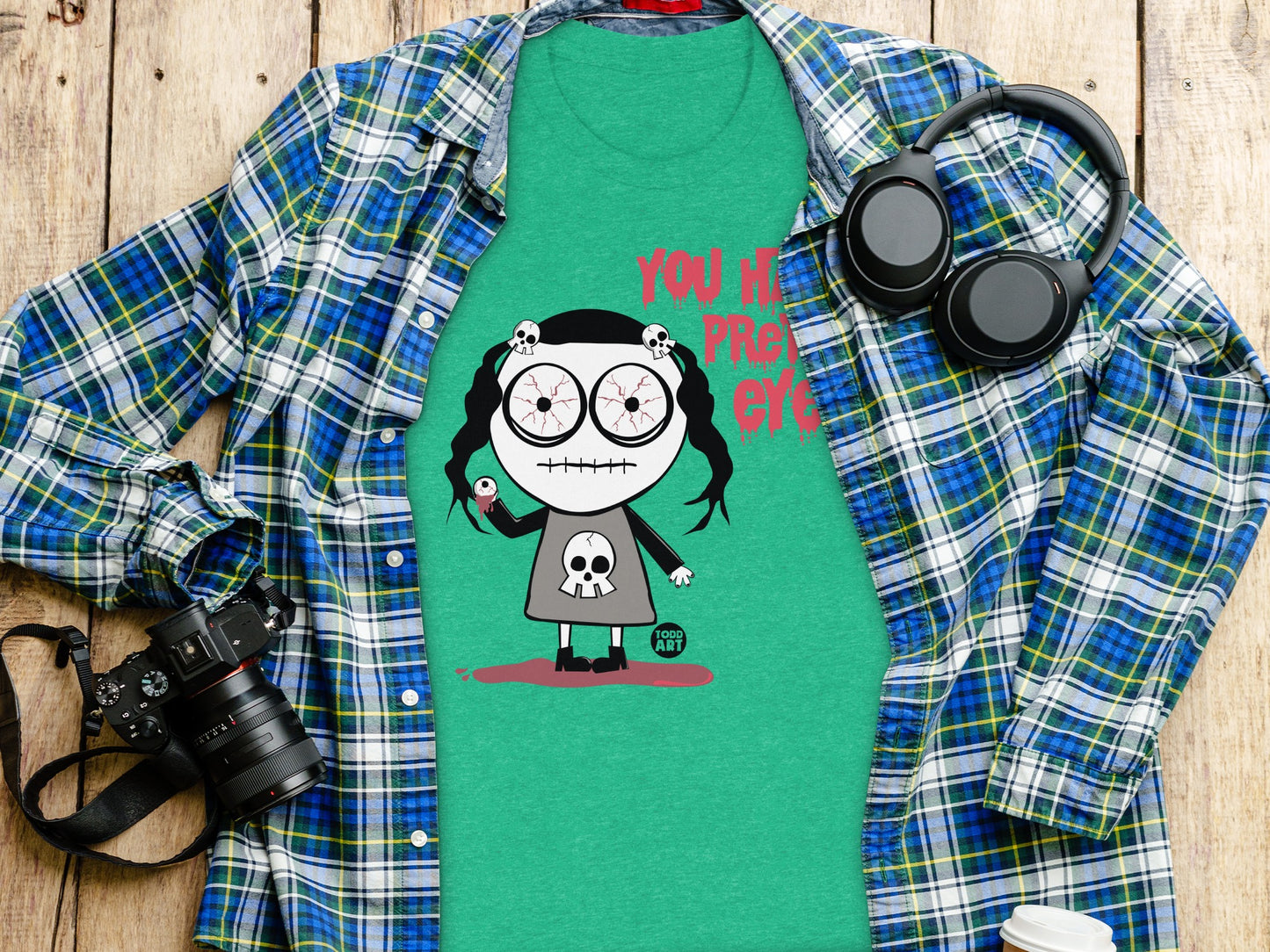 You have pretty eyes graphic tee product