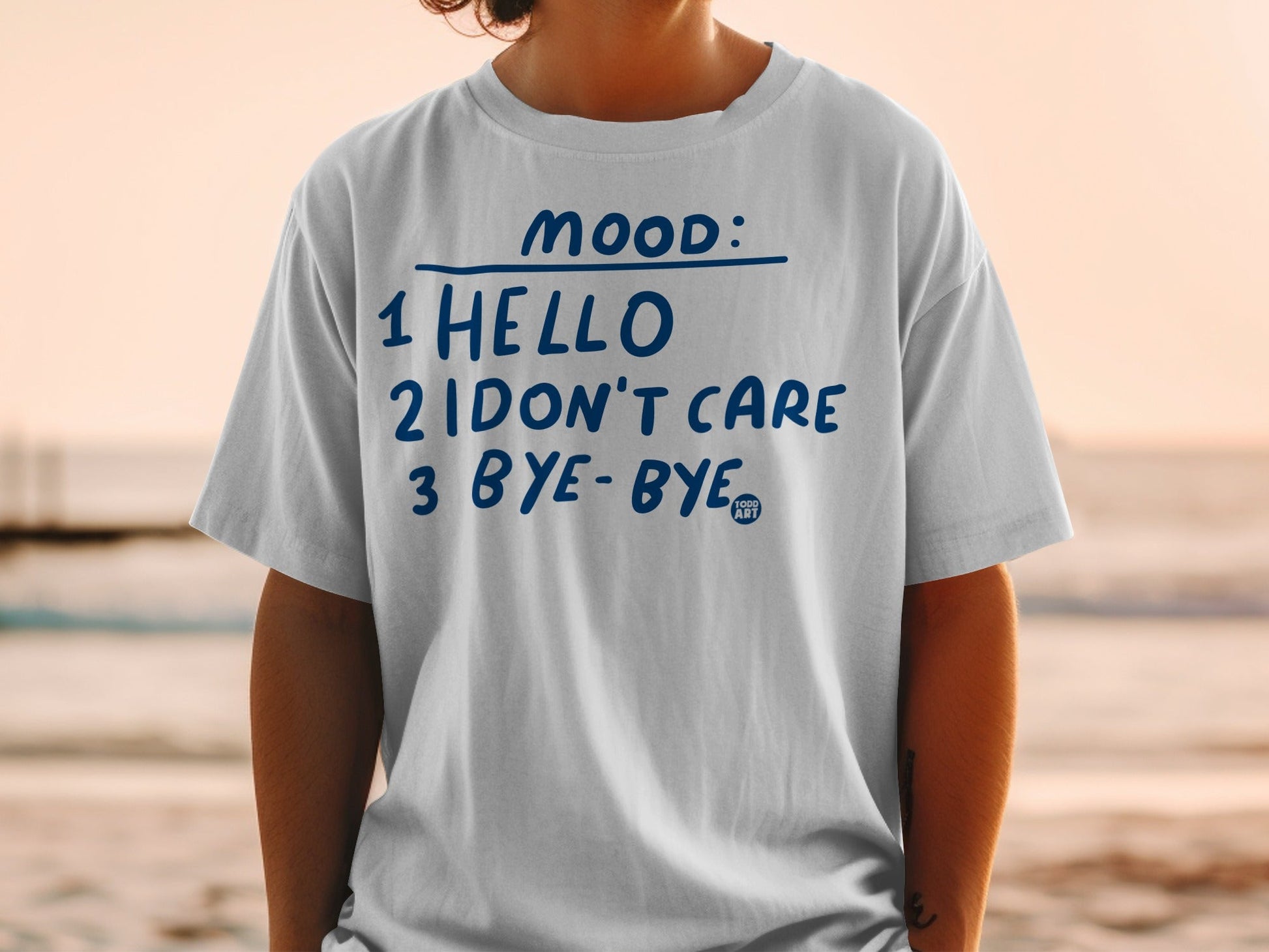 Funny Mood Choices Graphic Tee for Casual Wear