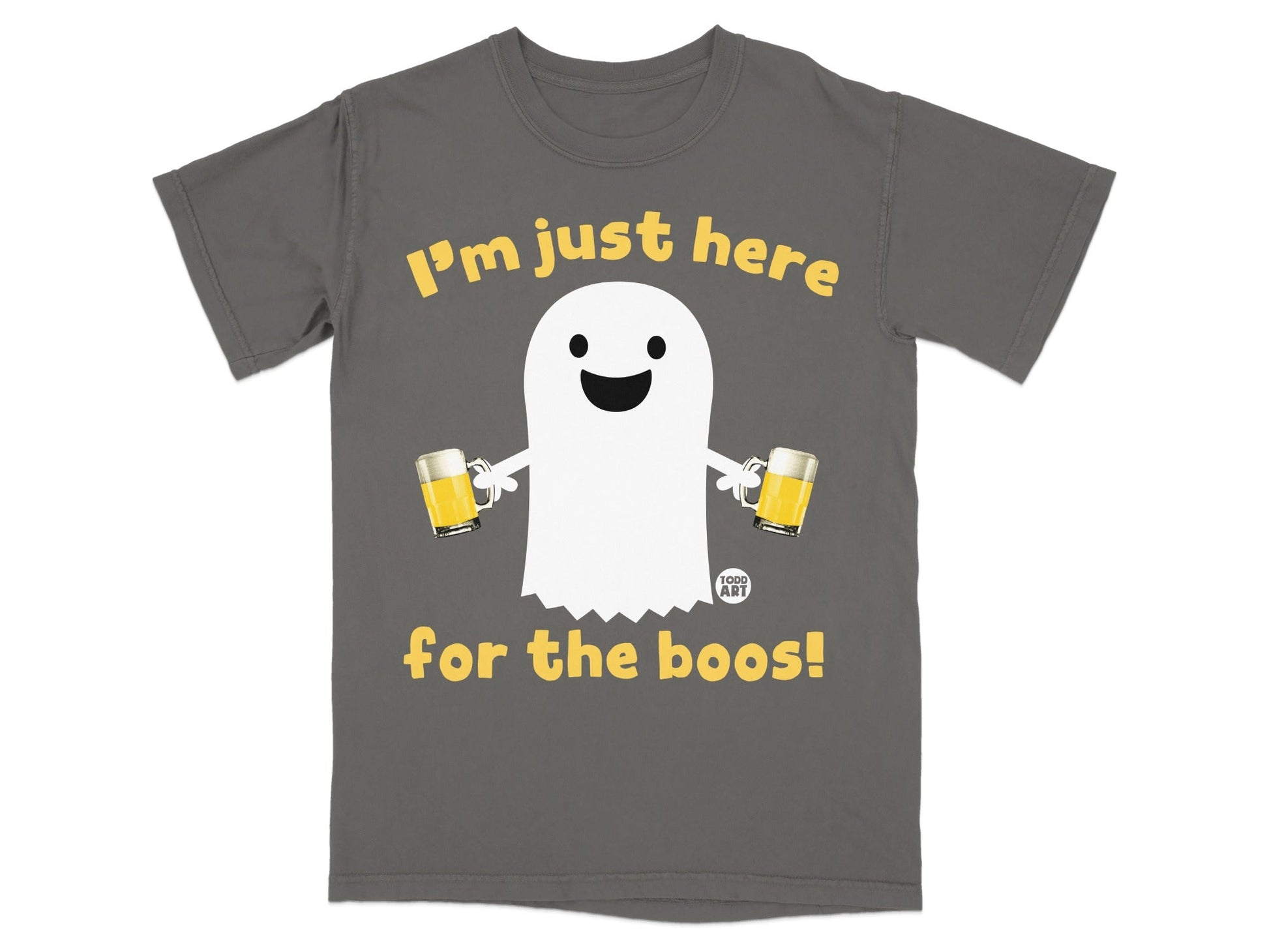 I'm Just Here For The Boos Ghost T-shirt