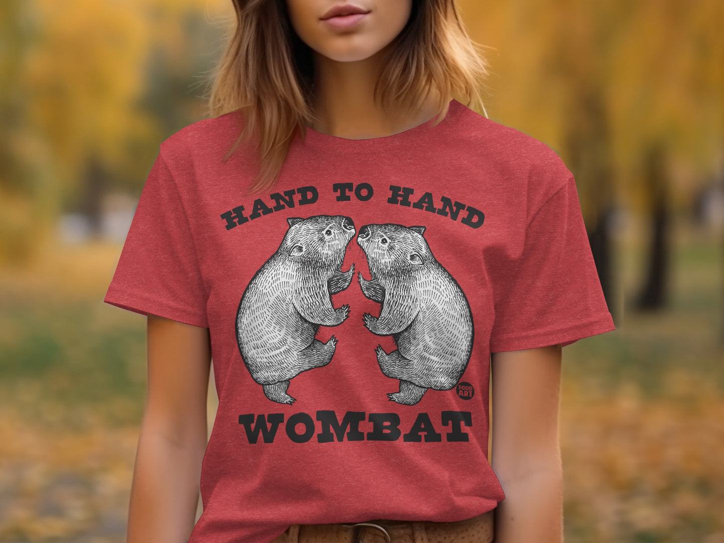 Hand to Hand Wombat Graphic Tee Shirt Product