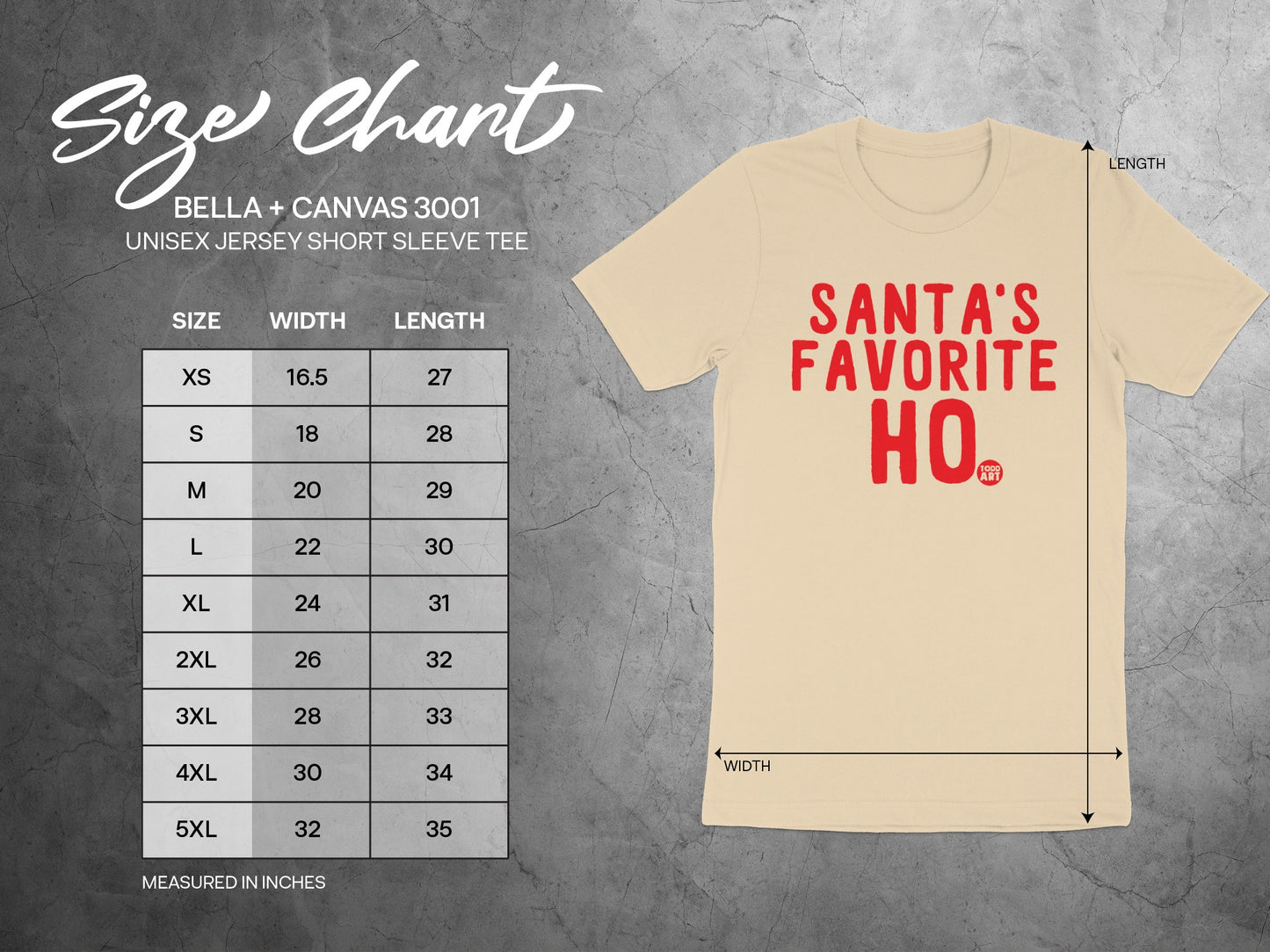 Santa's Favorite HO Unisex T-Shirt product type