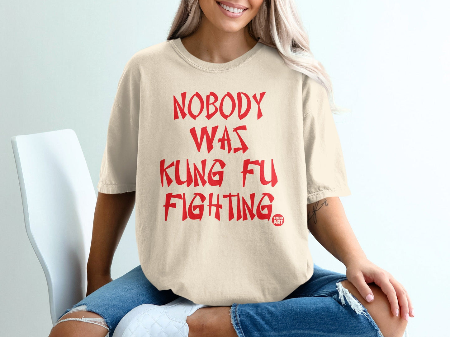 Nobody Was Kung Fu Fighting Graphic Tee