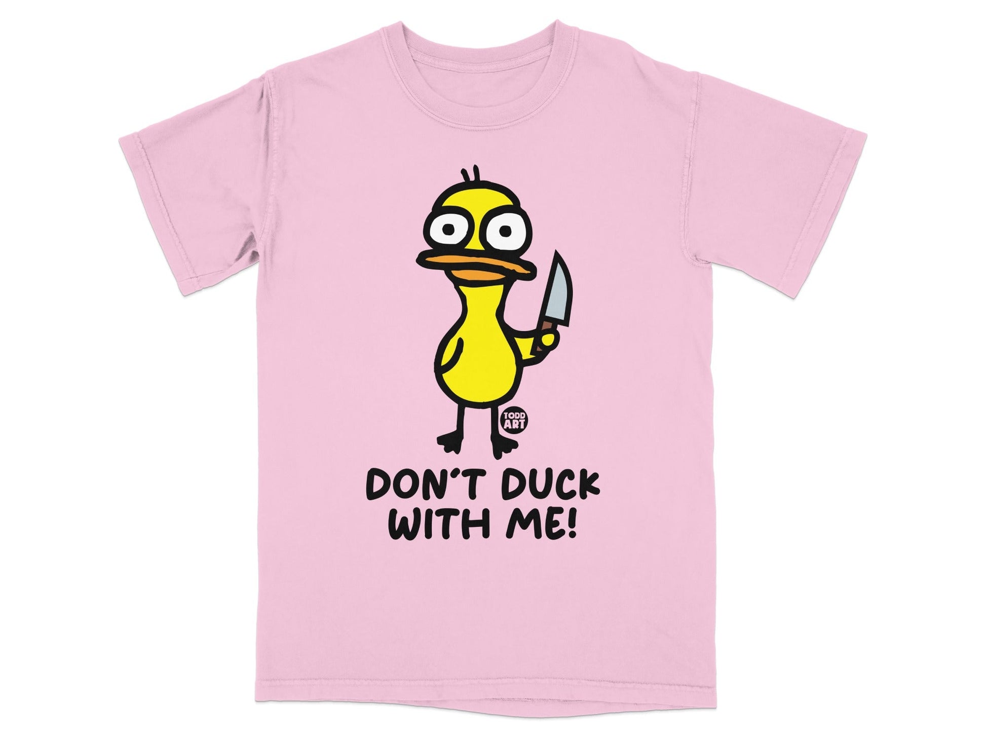 Don't Duck With Me Funny Duck Graphic Shirt