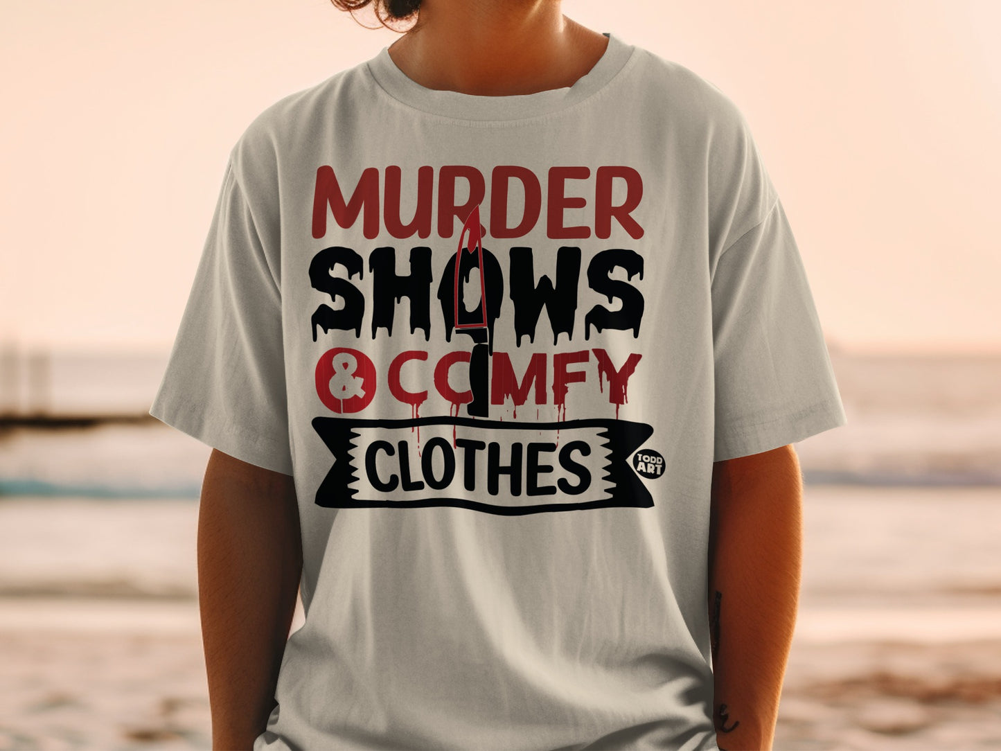 MURDER SHOWS & COMFY CLOTHES Graphic T-Shirt