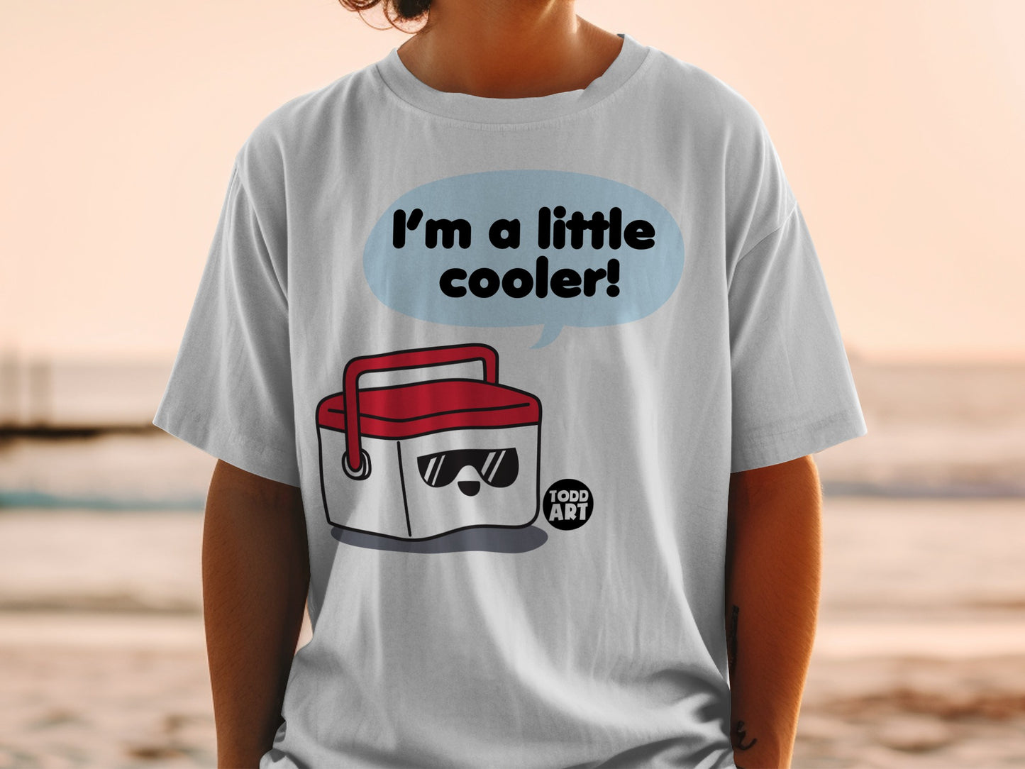 I'm a little cooler cartoon cooler graphic product type