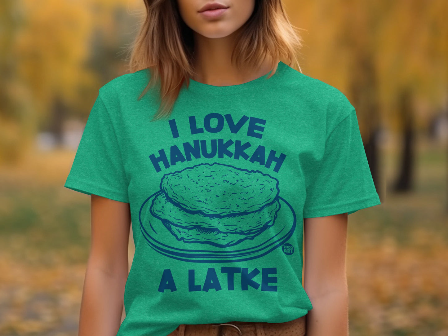 I Love Hanukkah a Latke Graphic T-Shirt product