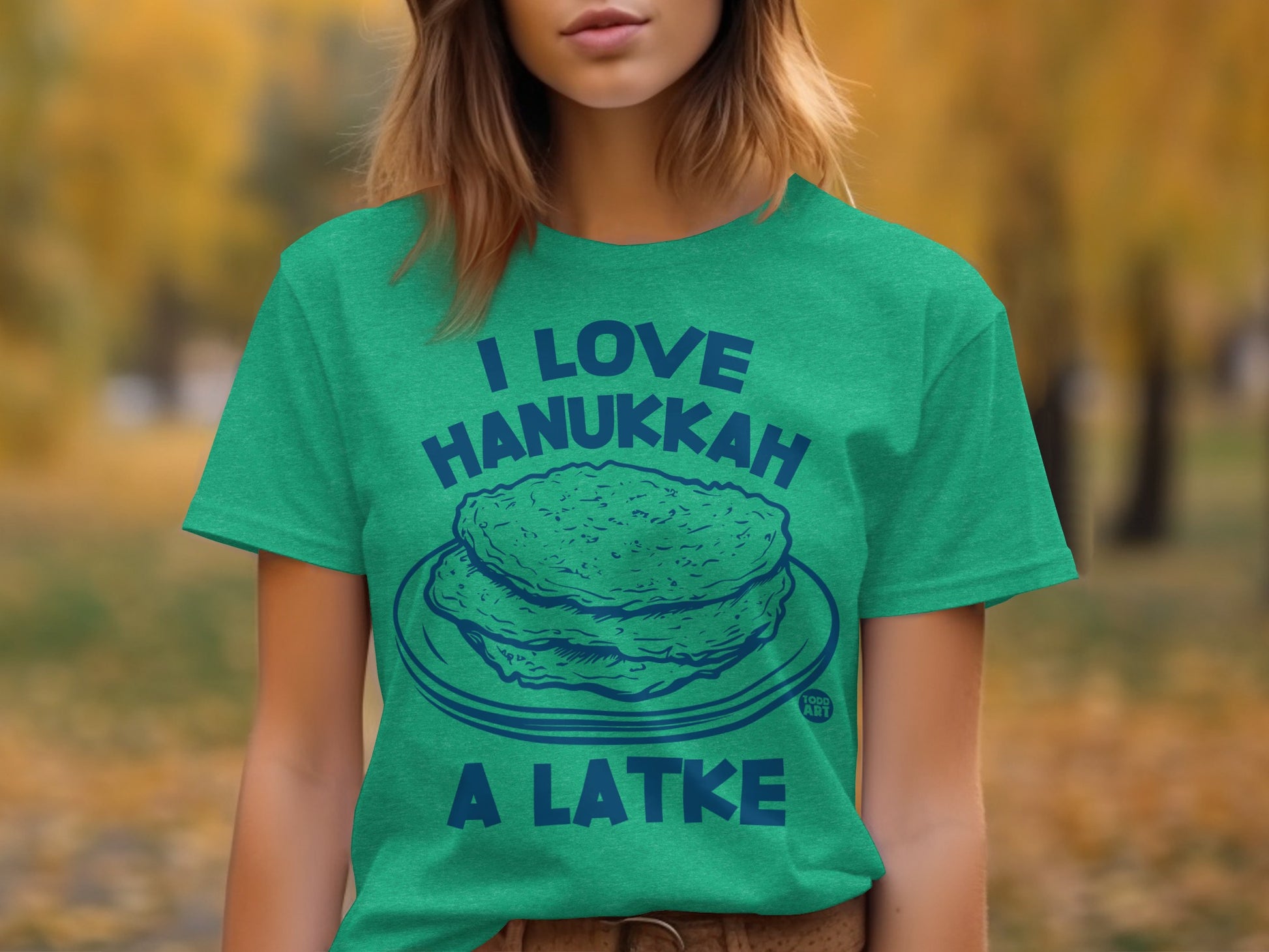 I Love Hanukkah a Latke Graphic T-Shirt product