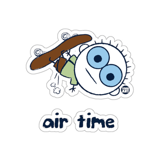 Air Time Todd Art Skateboarding Sticker