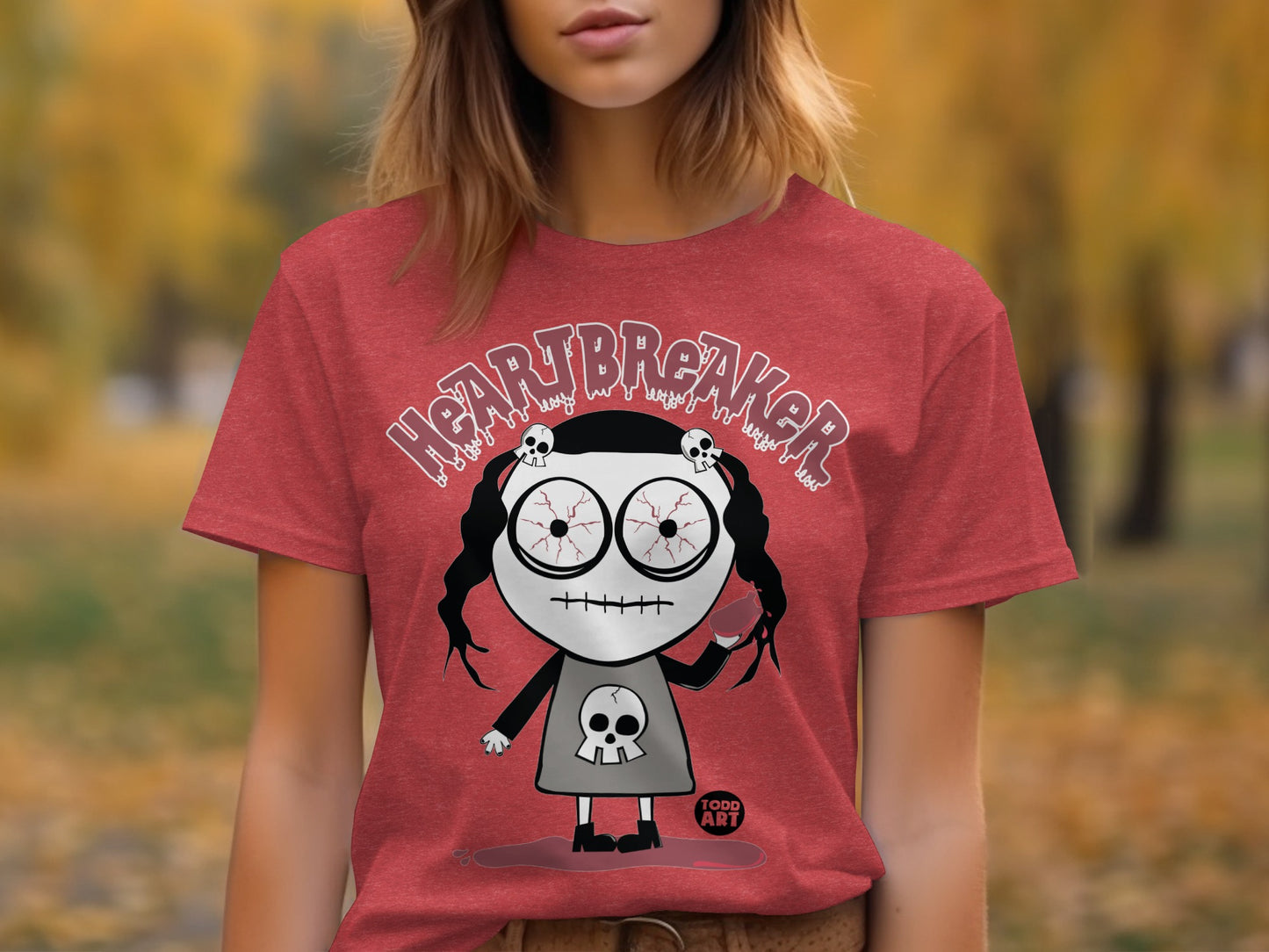 Heartbreaker Creepy Doll Halloween Graphic Tee product