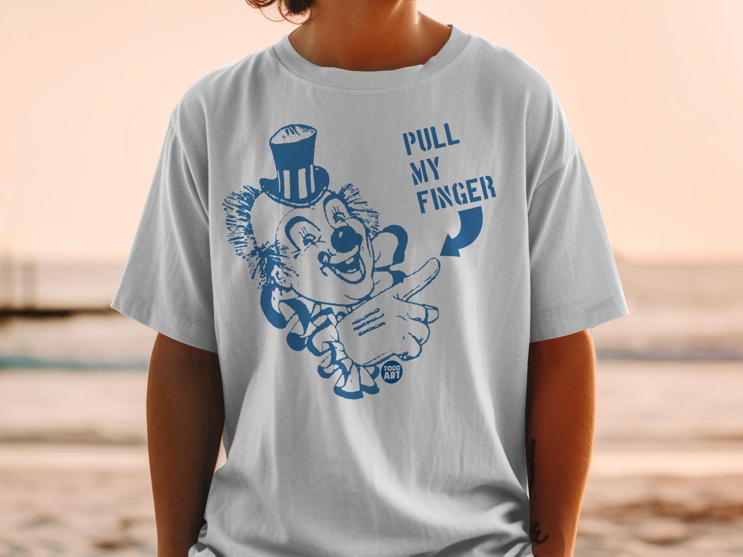 Clown Pull My Finger Design Funny Gag Humor product type