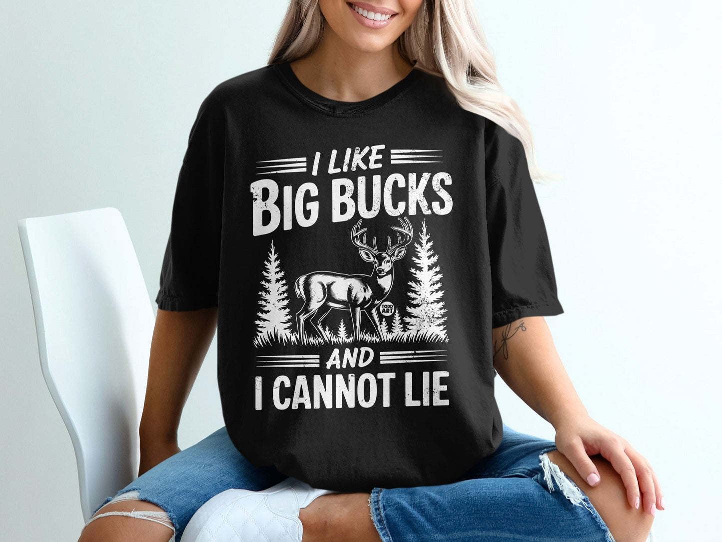 I Like Big Bucks And I Cannot Lie Graphic T-Shirt