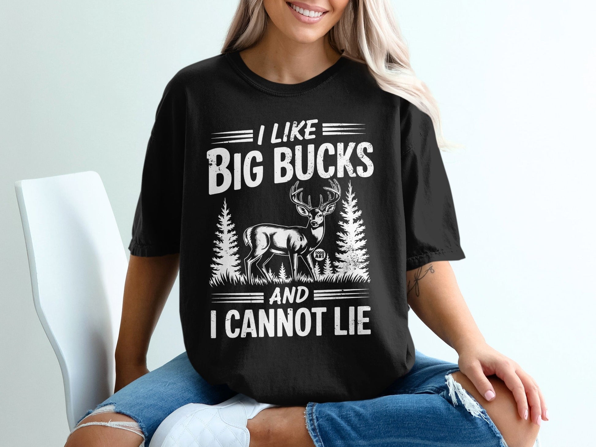 I Like Big Bucks And I Cannot Lie Graphic T-Shirt