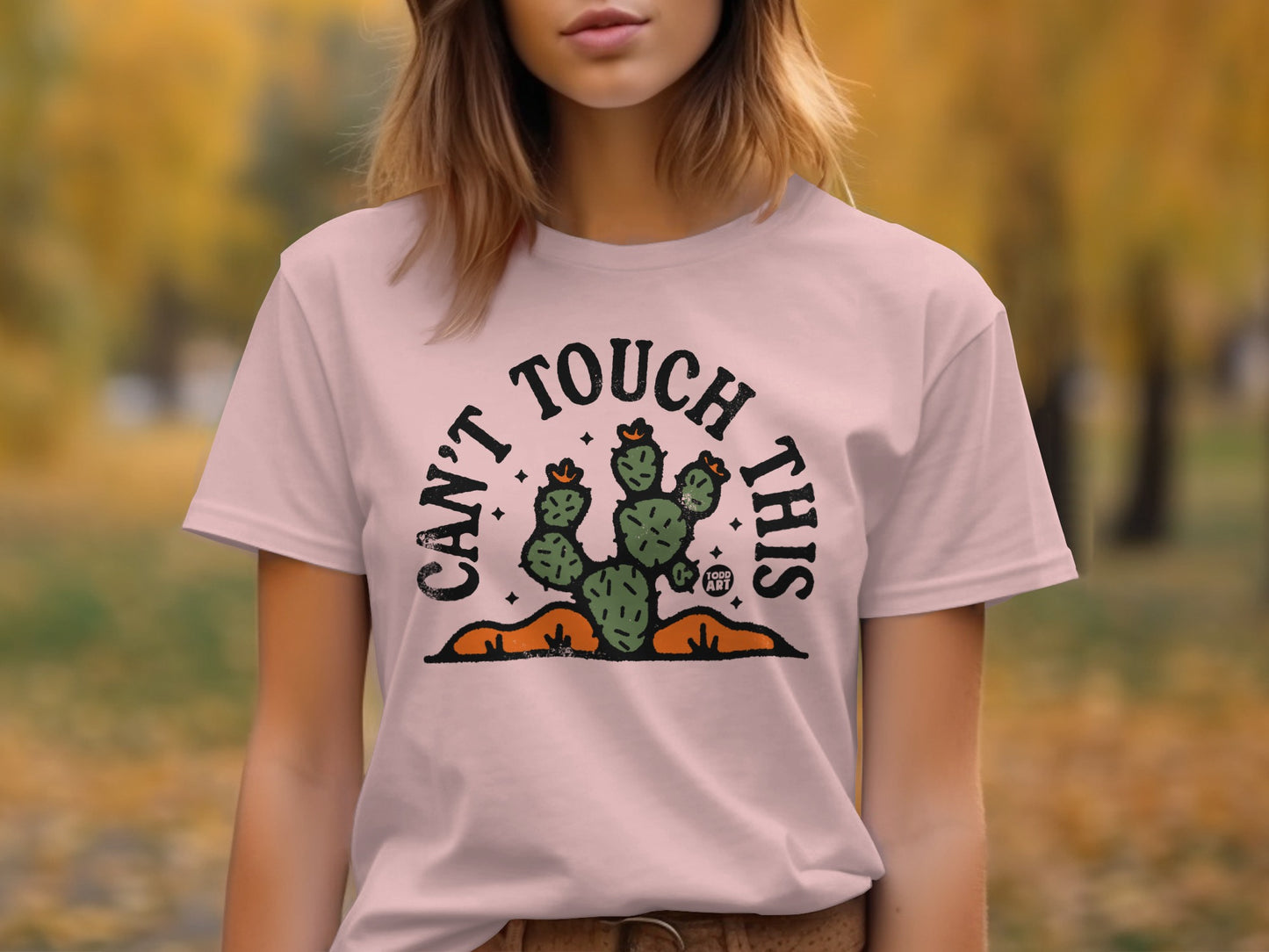 Can't Touch This Cactus Graphic T-Shirt