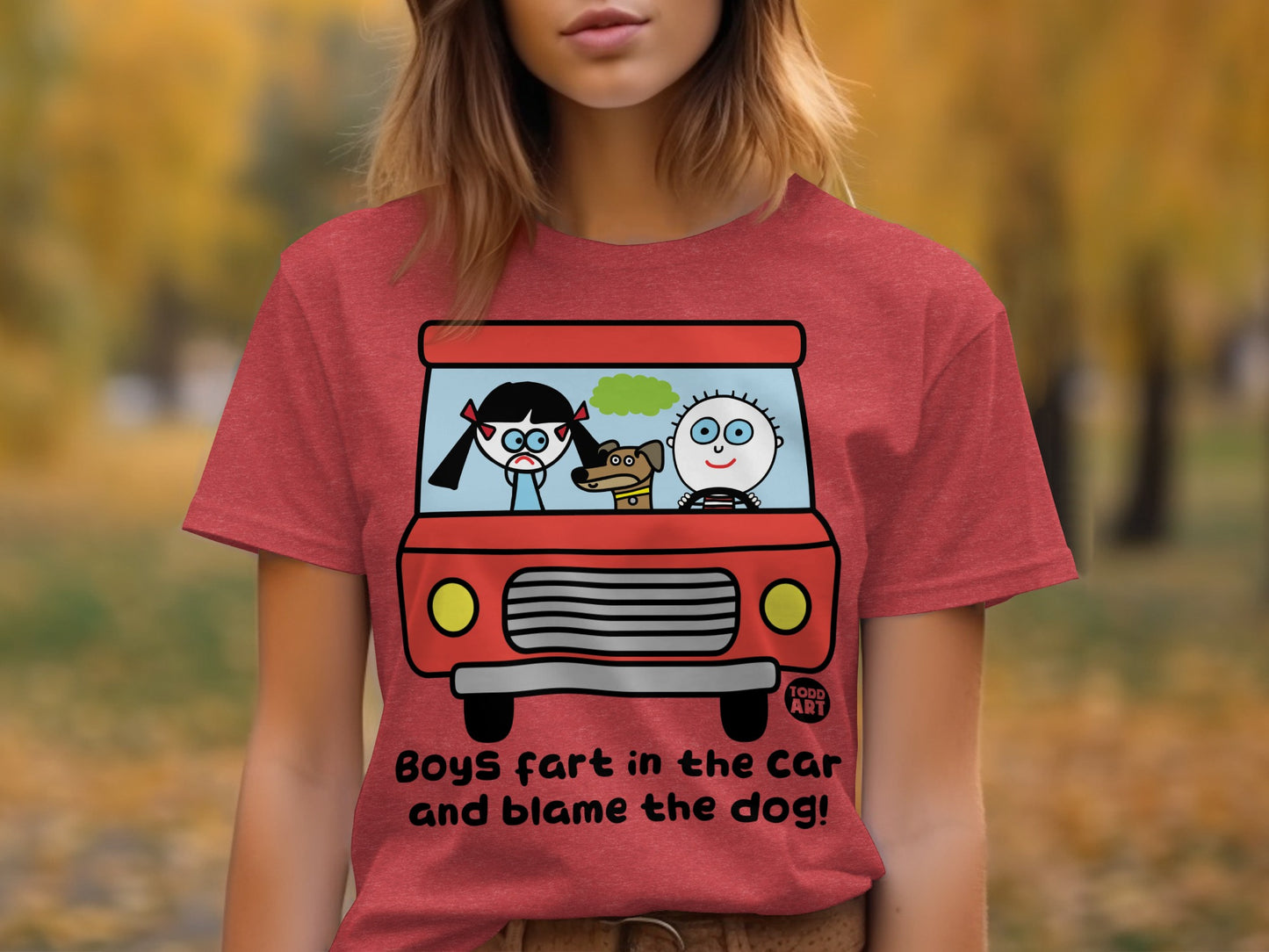Boys Fart In The Car And Blame The Dog Shirt