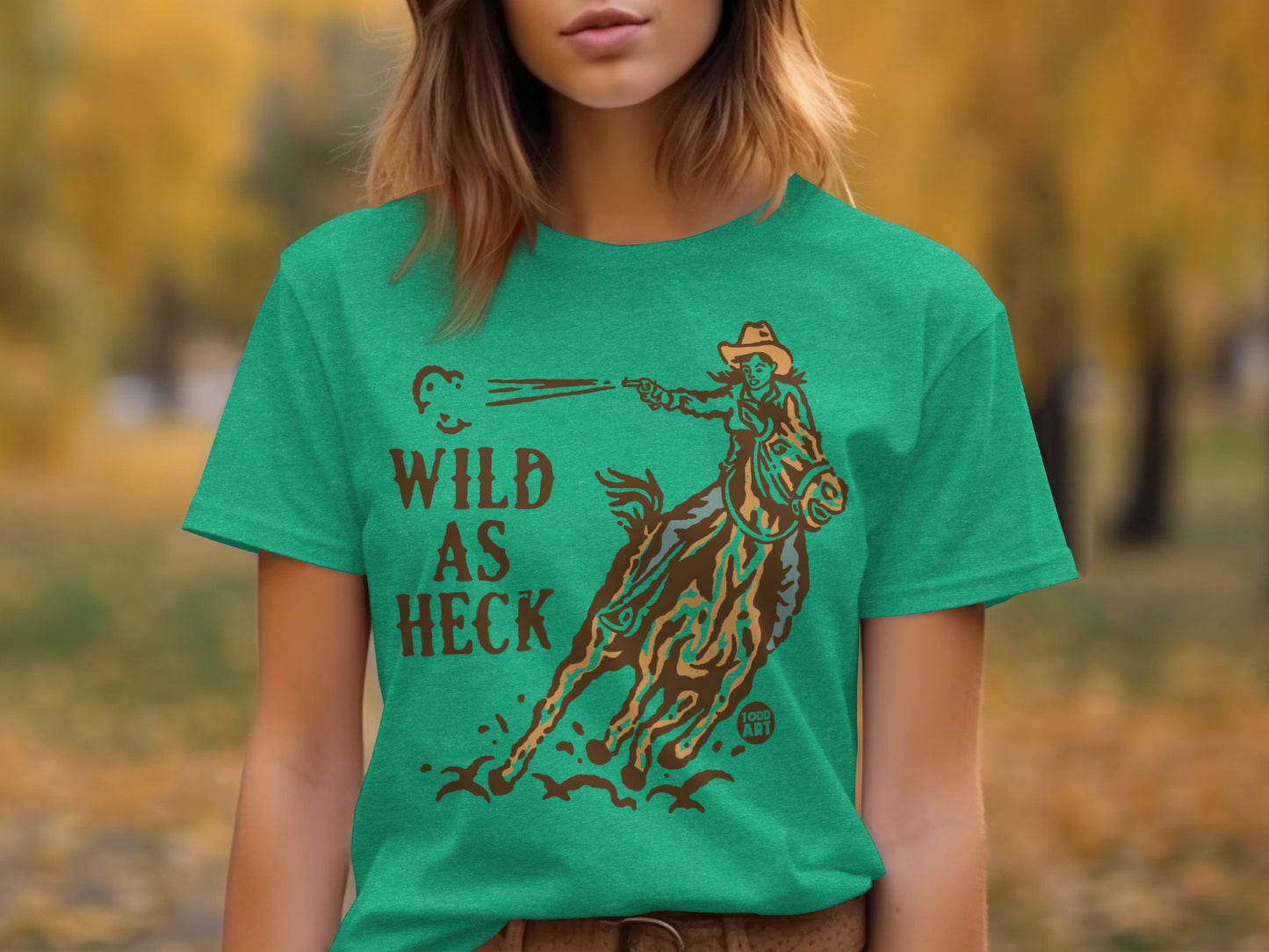Wild As Heck Graphic T-Shirt for Outdoor Enthusiasts
