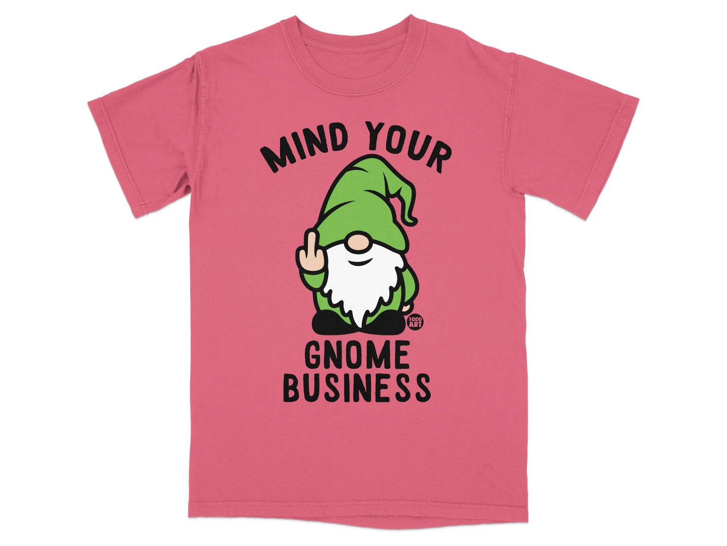Mind Your Gnome Business Flipping Finger Design product type