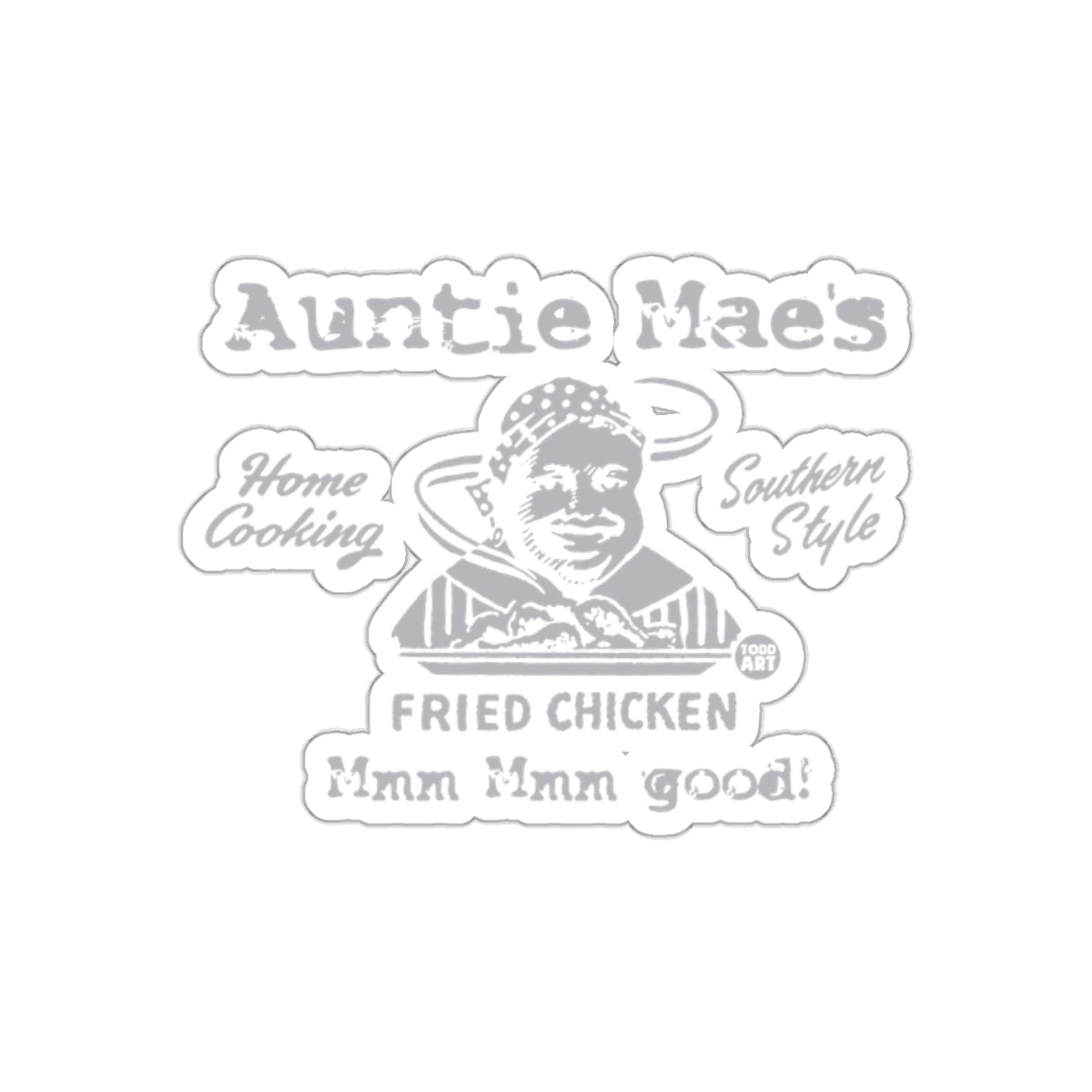 Auntie Mae's Home Cooking Southern Style Fried Chicken sticker