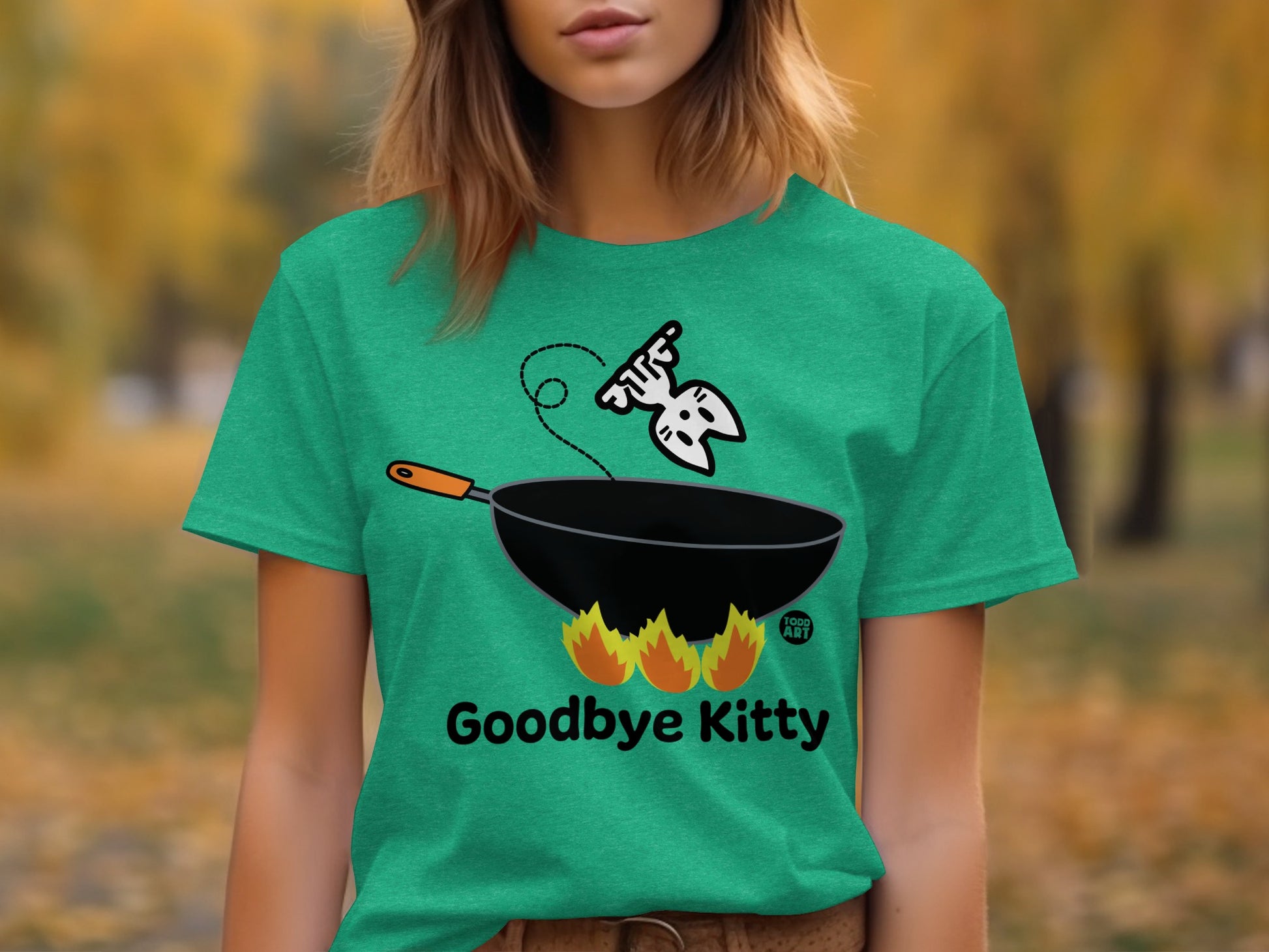 Goodbye Kitty Unique Meme Graphic T-Shirt