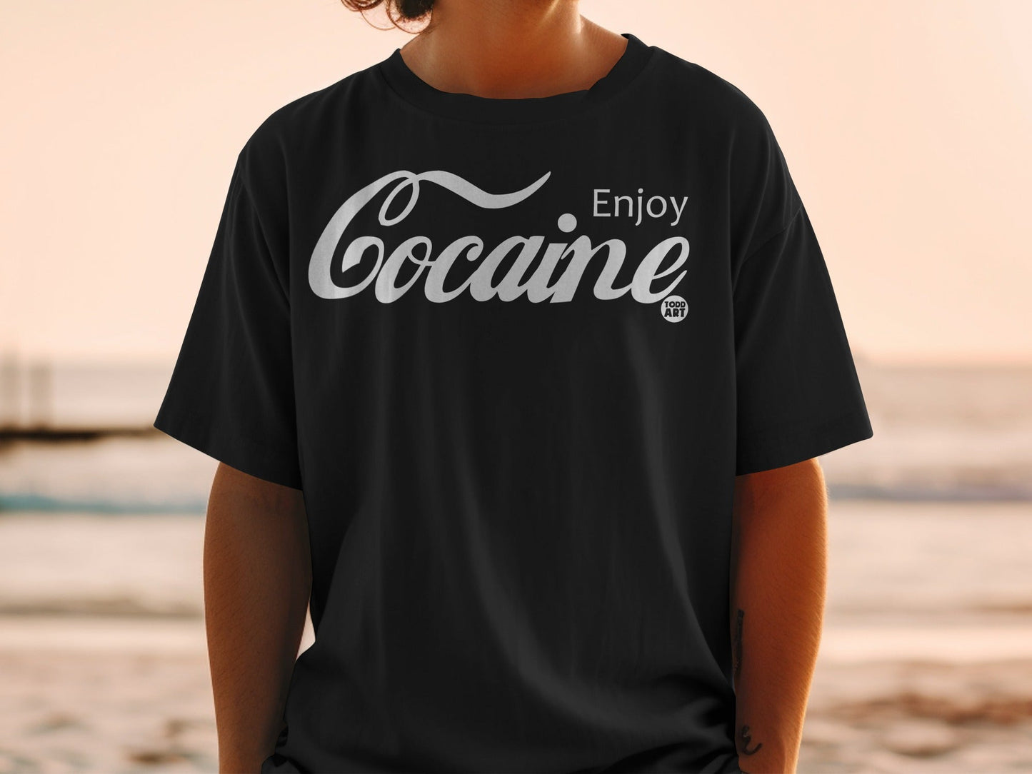 Enjoy Cocaine Todd Art T-Shirt for Unique Style
