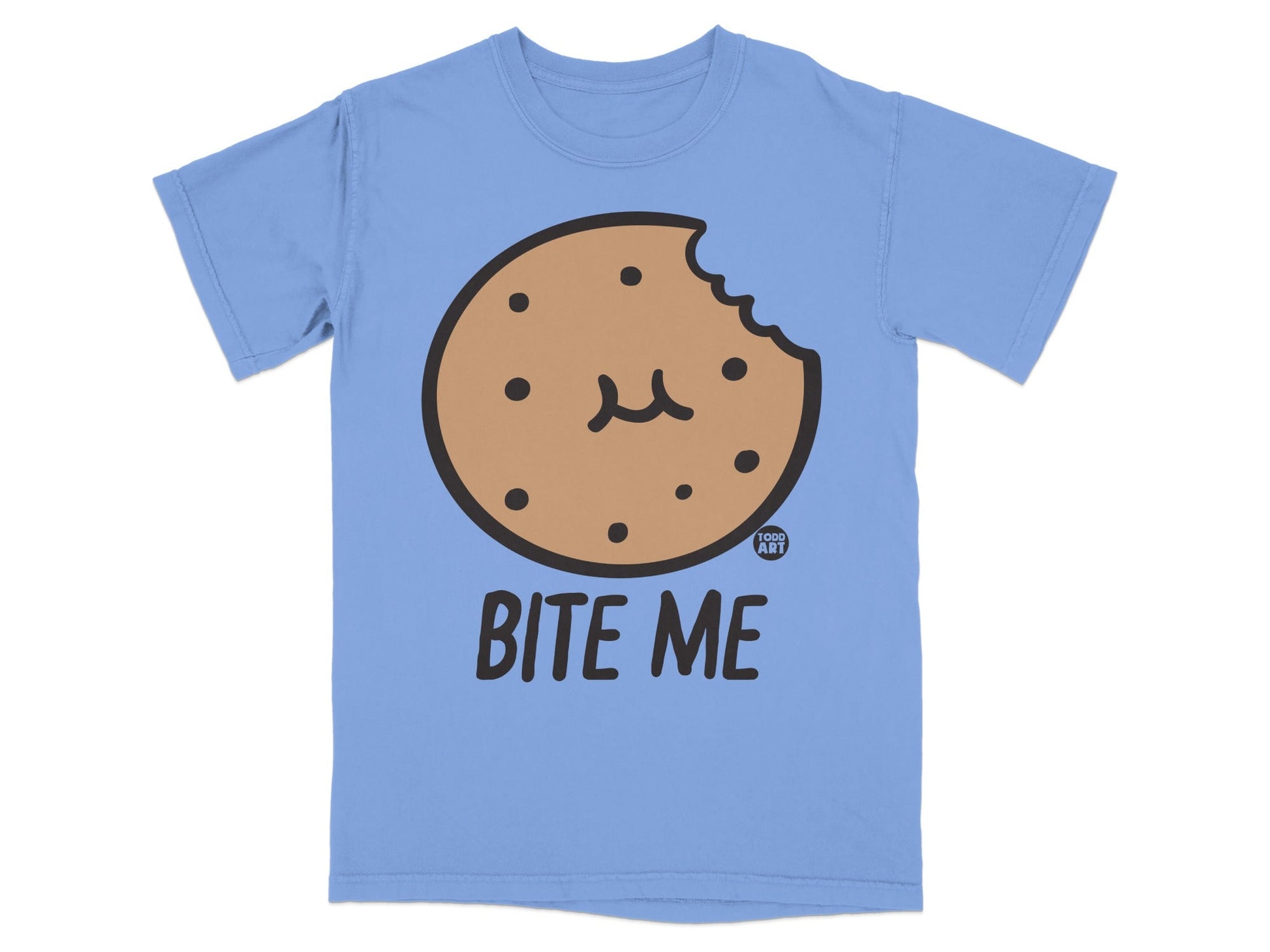 Bite Me Cookie T-Shirt with Fun Graphic Design