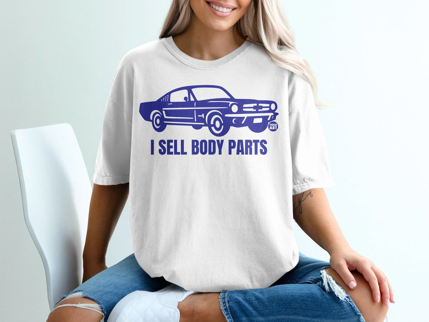 I Sell Body Parts Car Graphic T-Shirt
