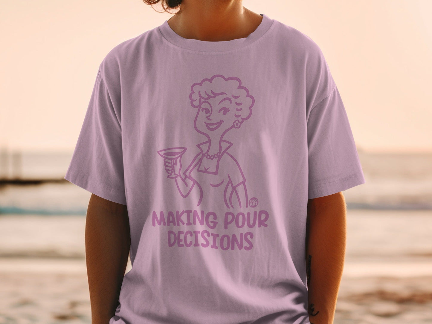Making Pour Decisions Graphic T-shirt
