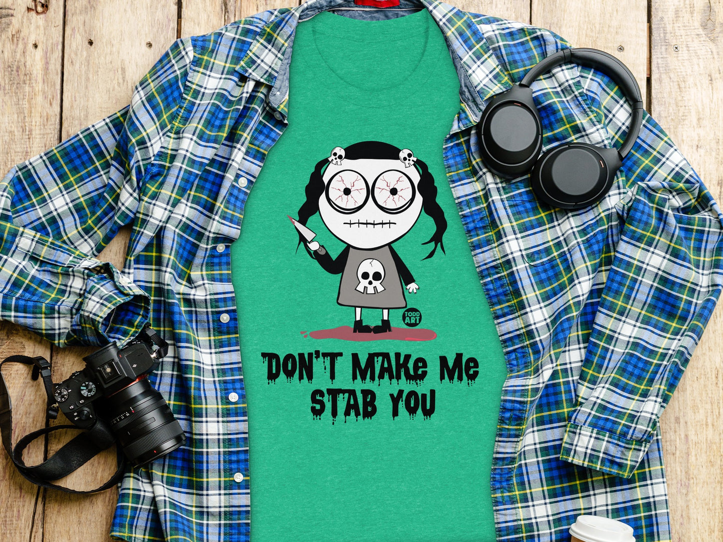 Don't Make Me Stab You Graphic Tee