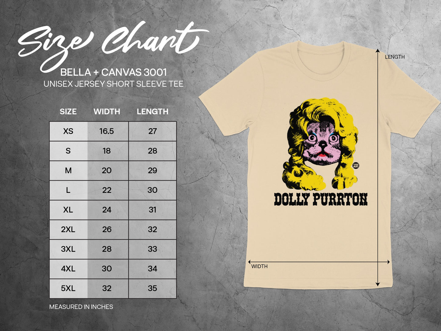 Dolly Purrton Short Sleeve Tee Unisex Jersey Shirt