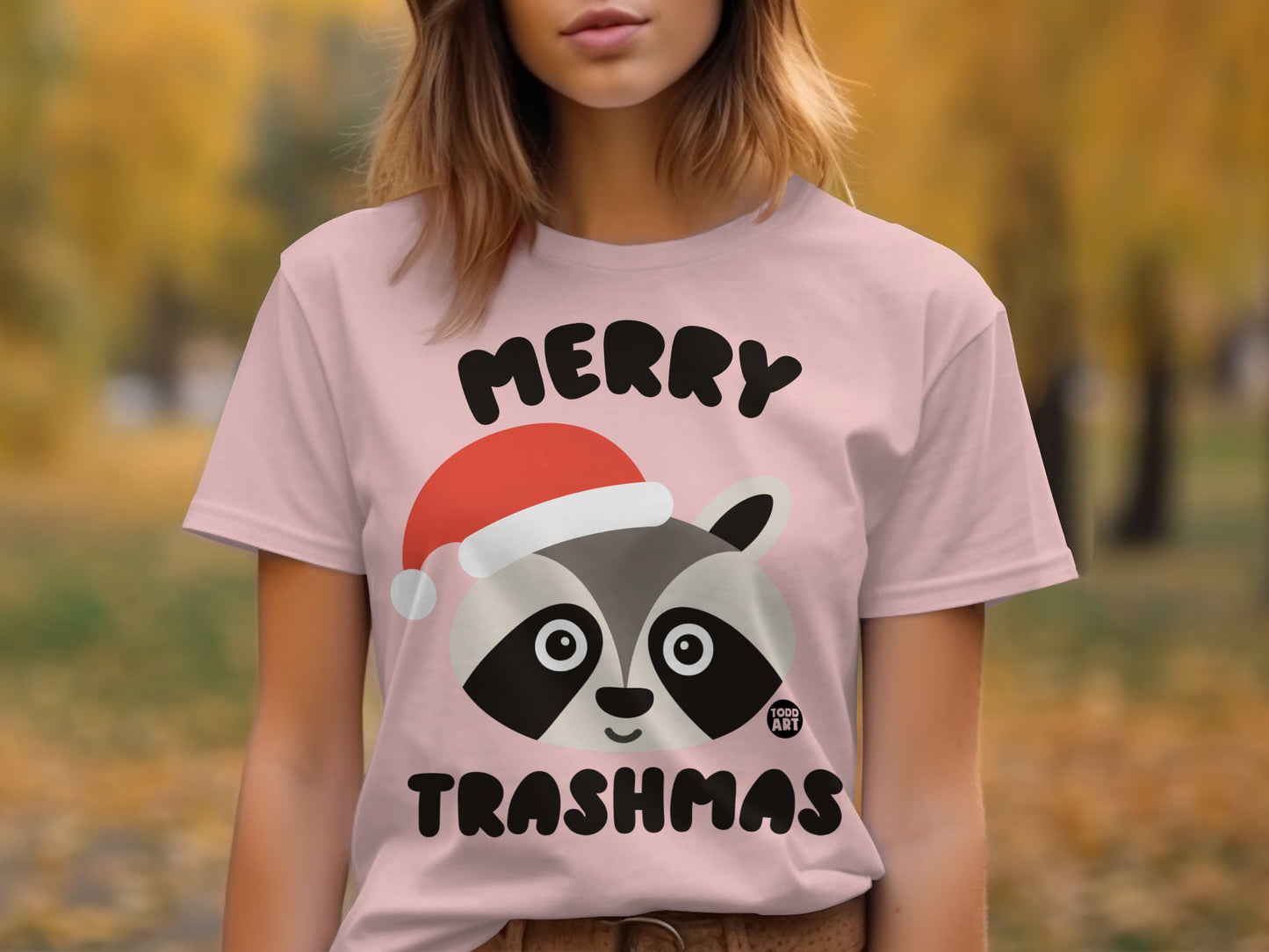 Merry Trashmas Cute Raccoon Holiday Shirt