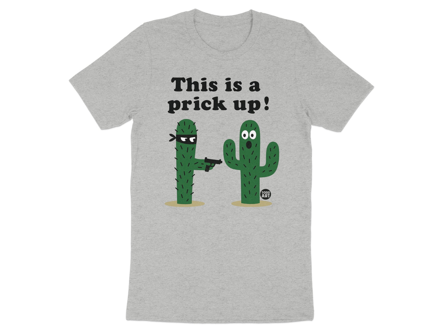 This is a prick up funny cactus print shirt product