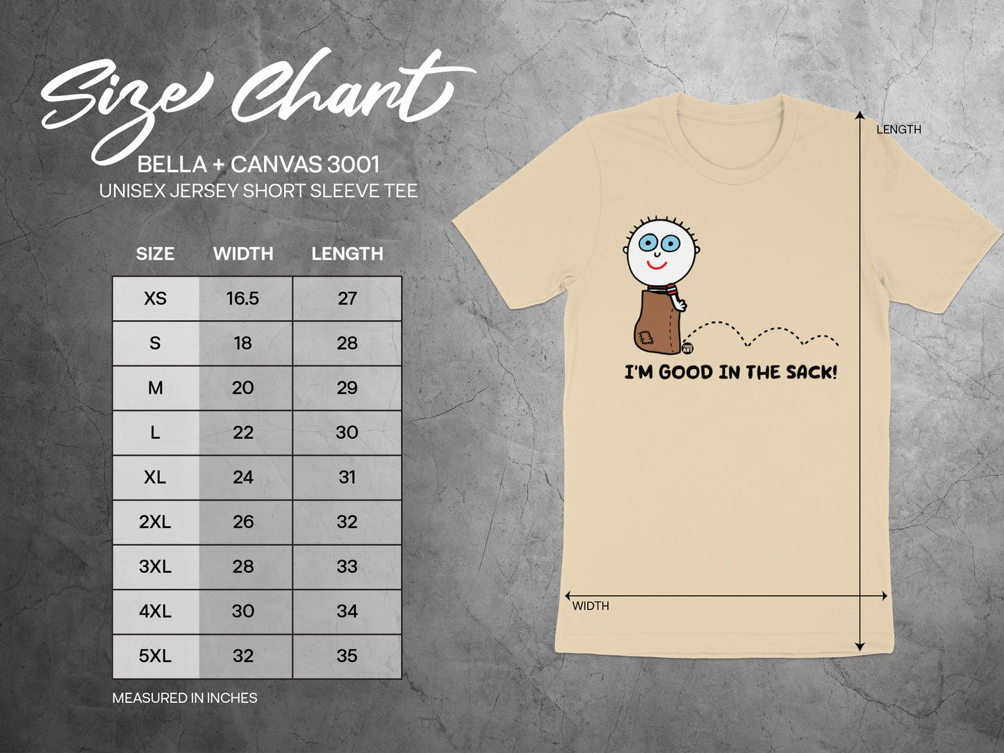I'm Good in the Sack Short Sleeve Tee