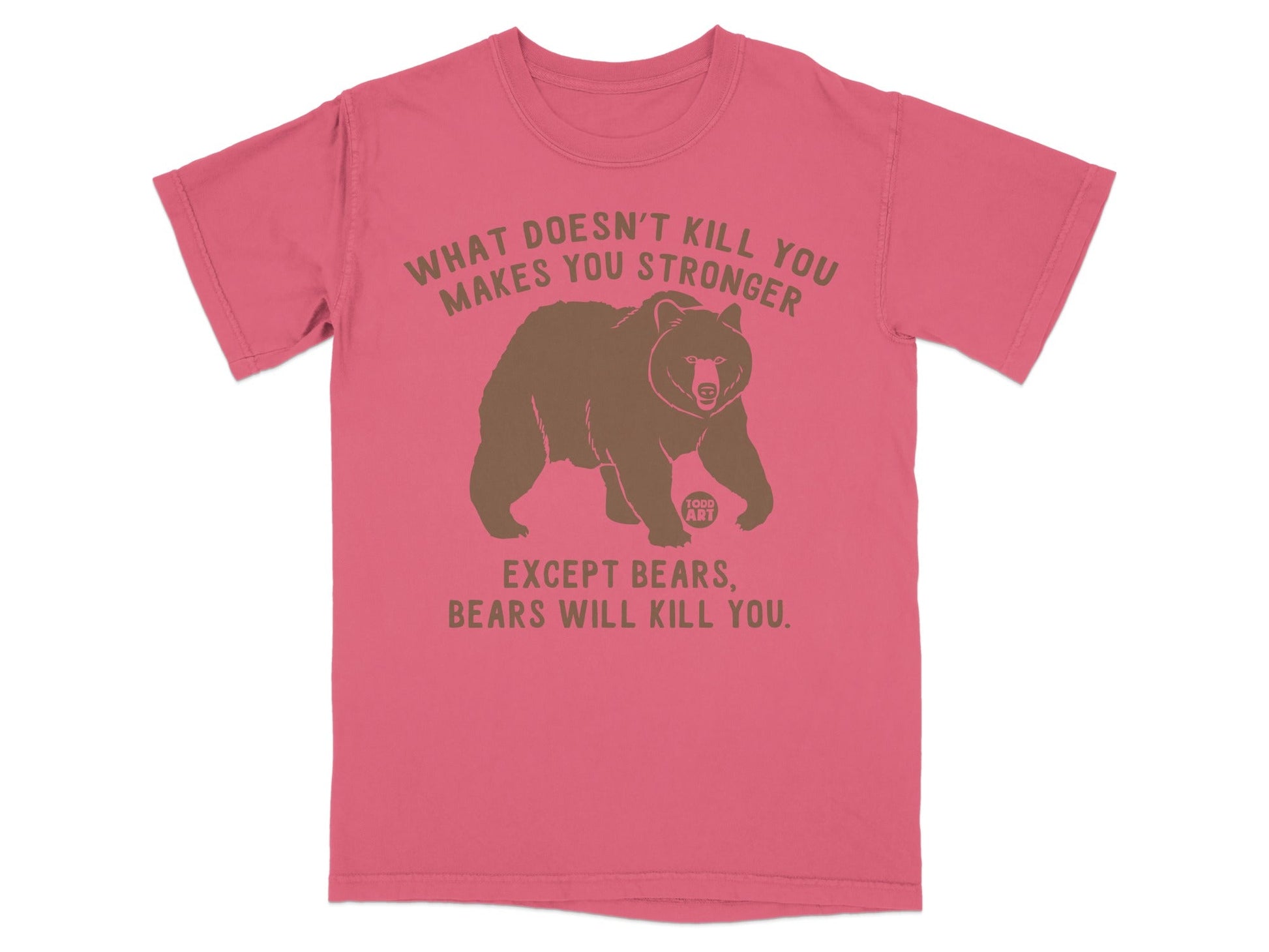 What Doesn't Kill You Makes You Stronger Bear T-shirt