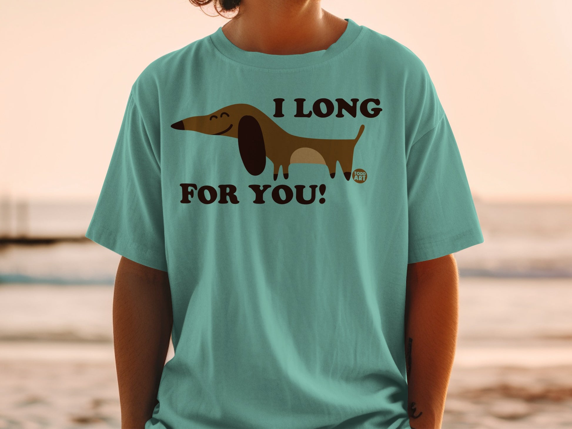 I Long For You Dachshund Dog Themed T-shirt