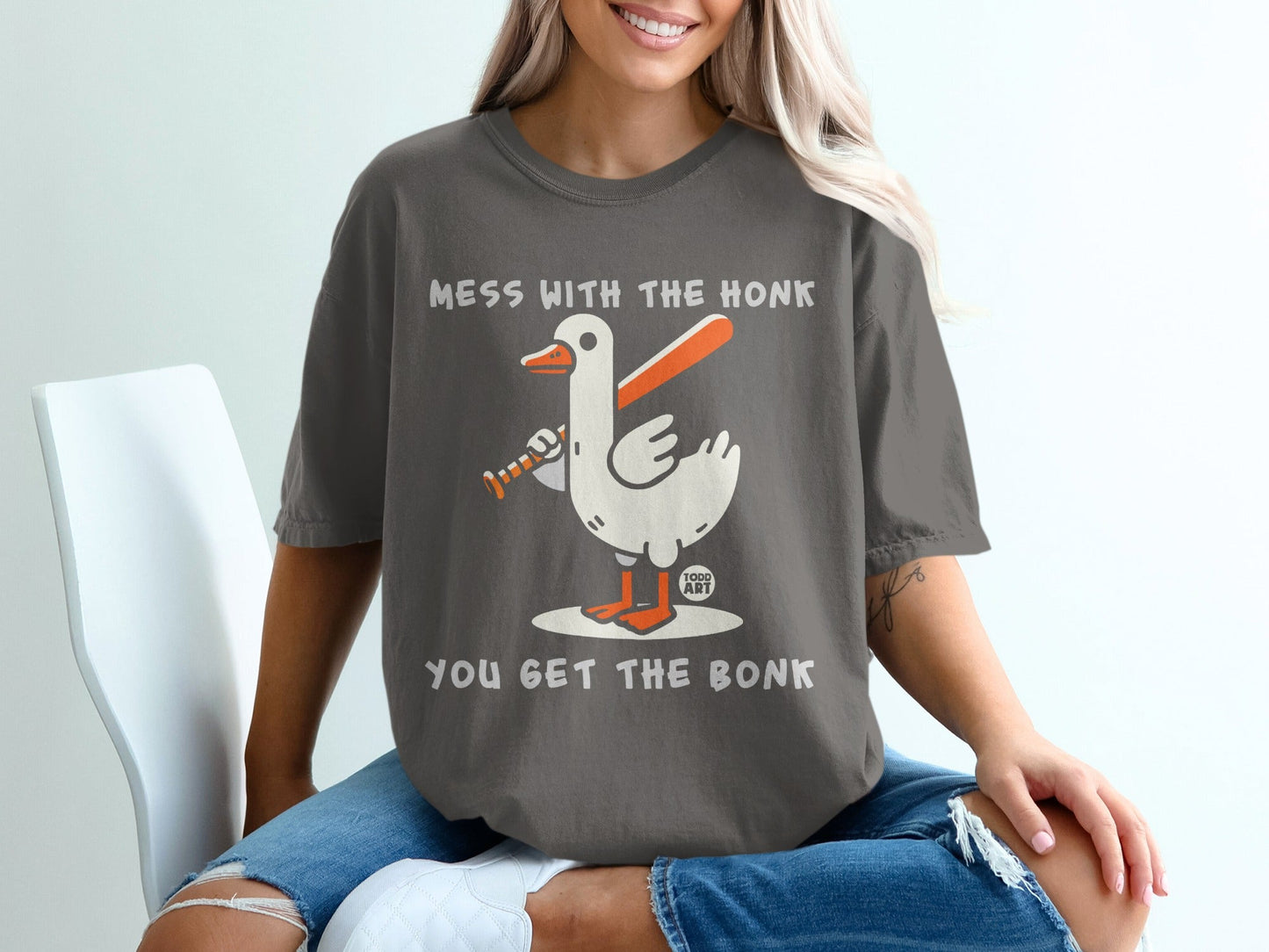 Mess with the Honk You Get the Bonk Graphic Tee