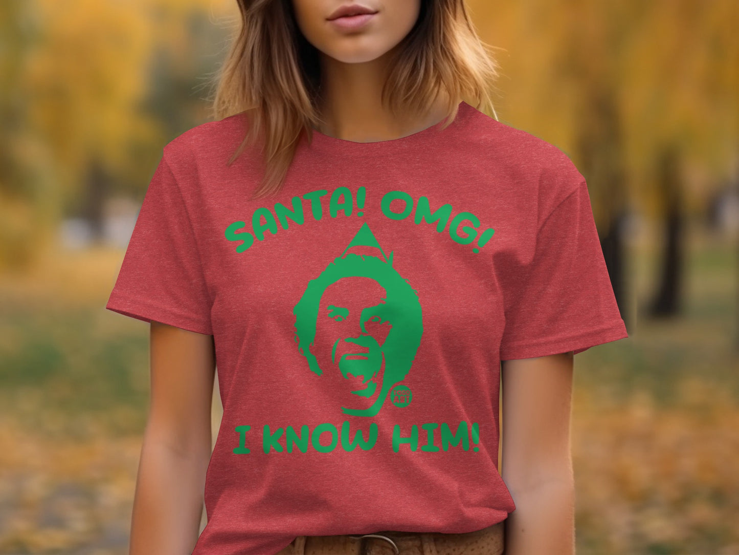 Santa! OMG! I Know Him! Graphic Tee