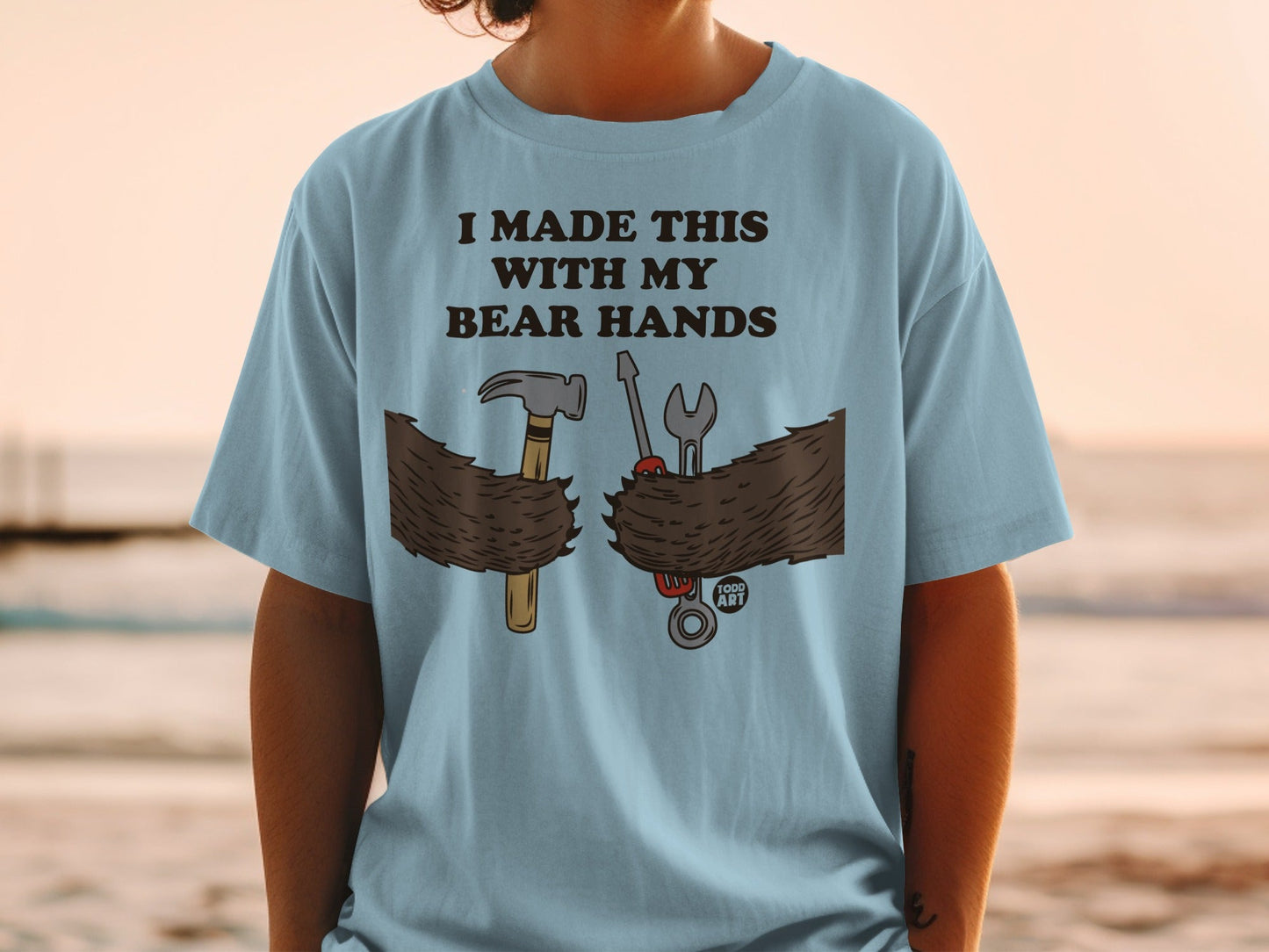 I Made This With My Bear Hands Graphic T-Shirt