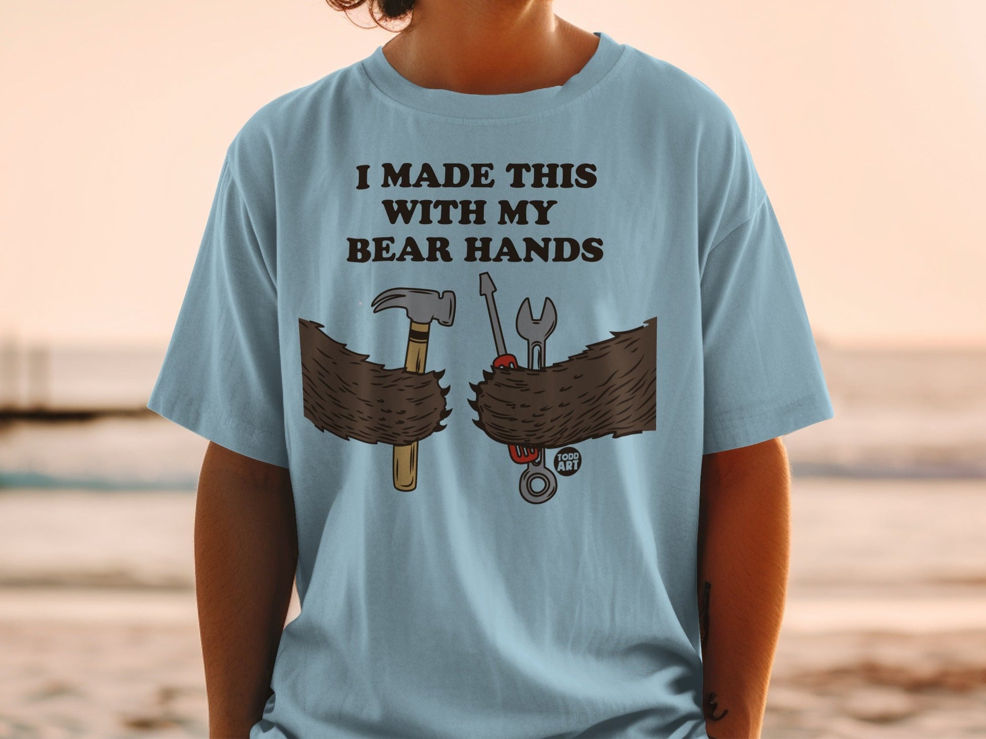 I Made This With My Bear Hands Graphic T-Shirt
