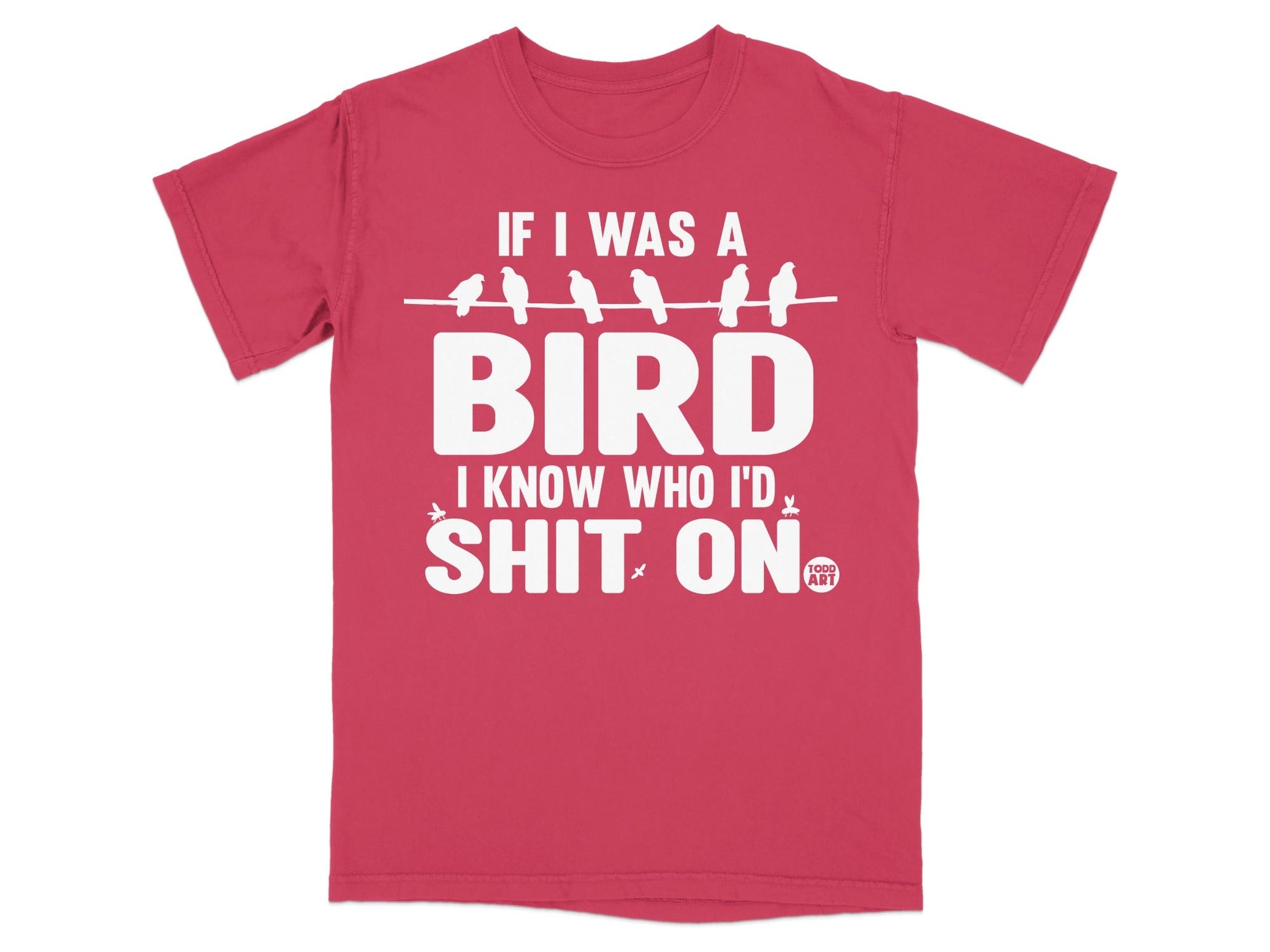If I Was A Bird I Know Who I'd Shit On Funny T-shirt