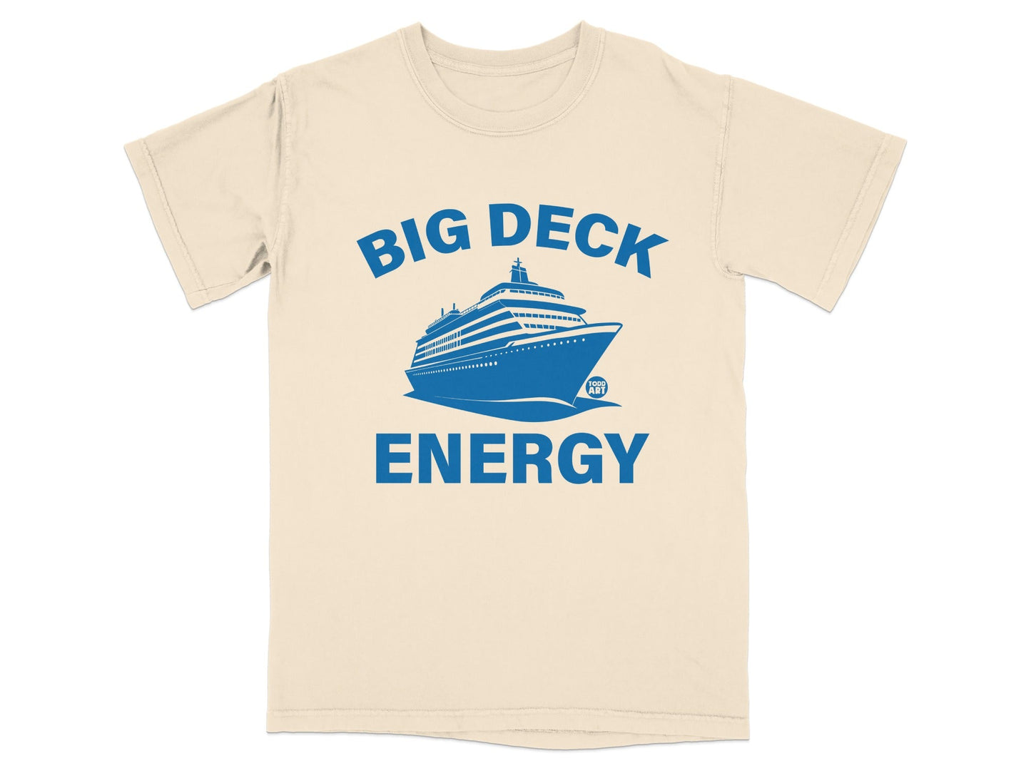 Big Deck Energy Cruise Ship T-Shirt Crewneck Tee