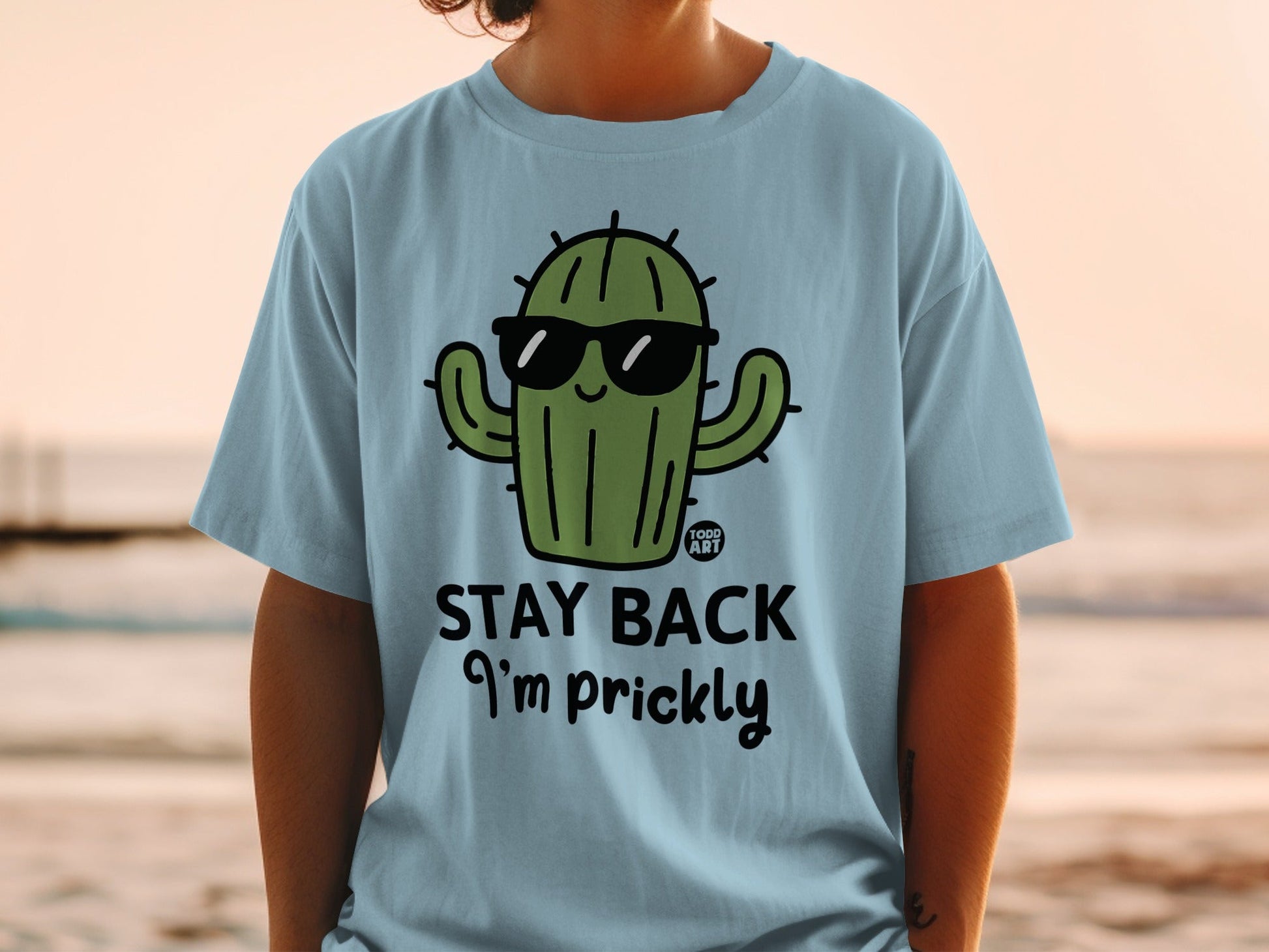Stay Back I'm Prickly Cactus Graphic T-shirt