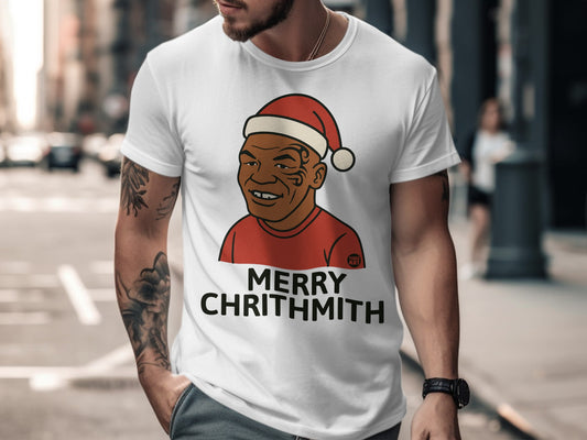 Merry Chrithmith Funny Santa Claus T-Shirt