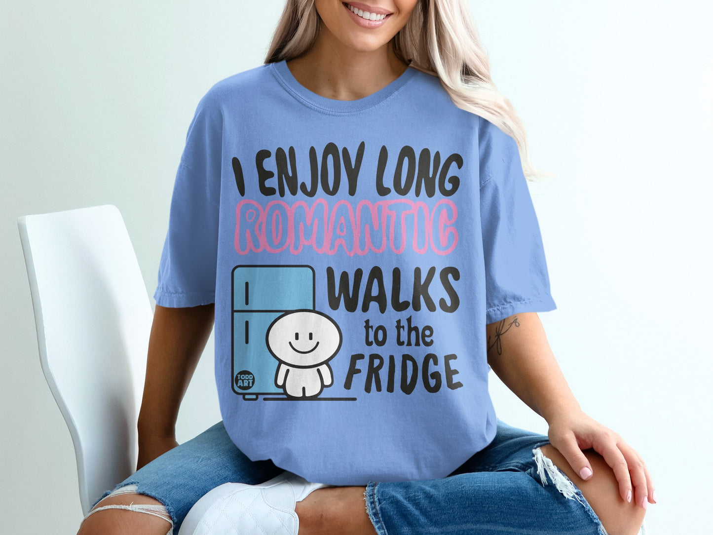 I Enjoy Long Romantic Walks to The Fridge product type