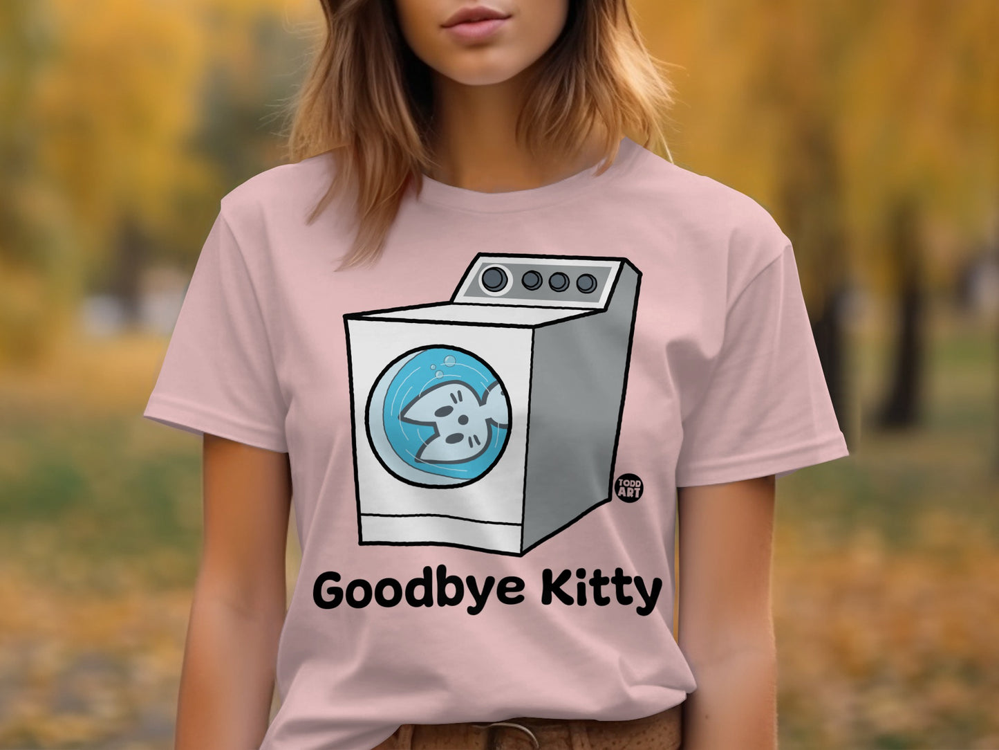 Goodbye Kitty Fun Graphic T-Shirt for Cat Lovers