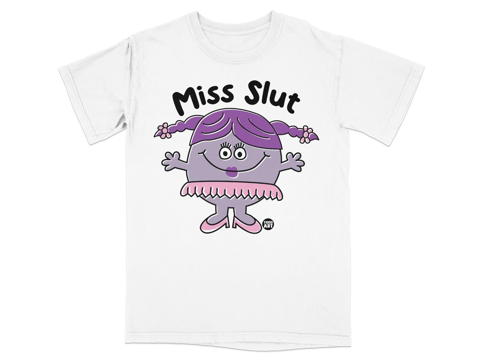 Miss Slut Character Graphic Printed T-Shirt