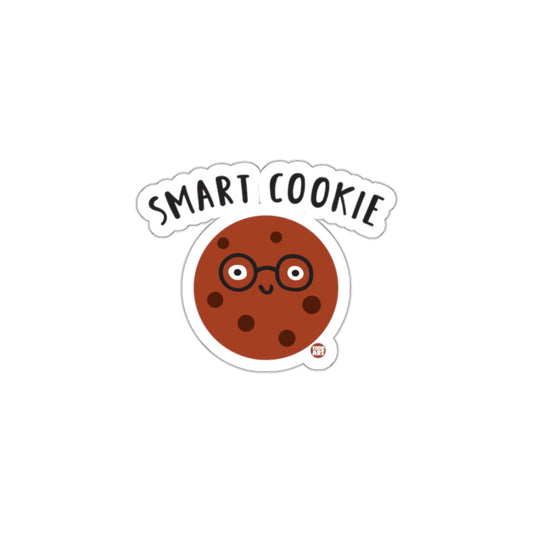 Adorable Smart Cookie Character Sticker Design