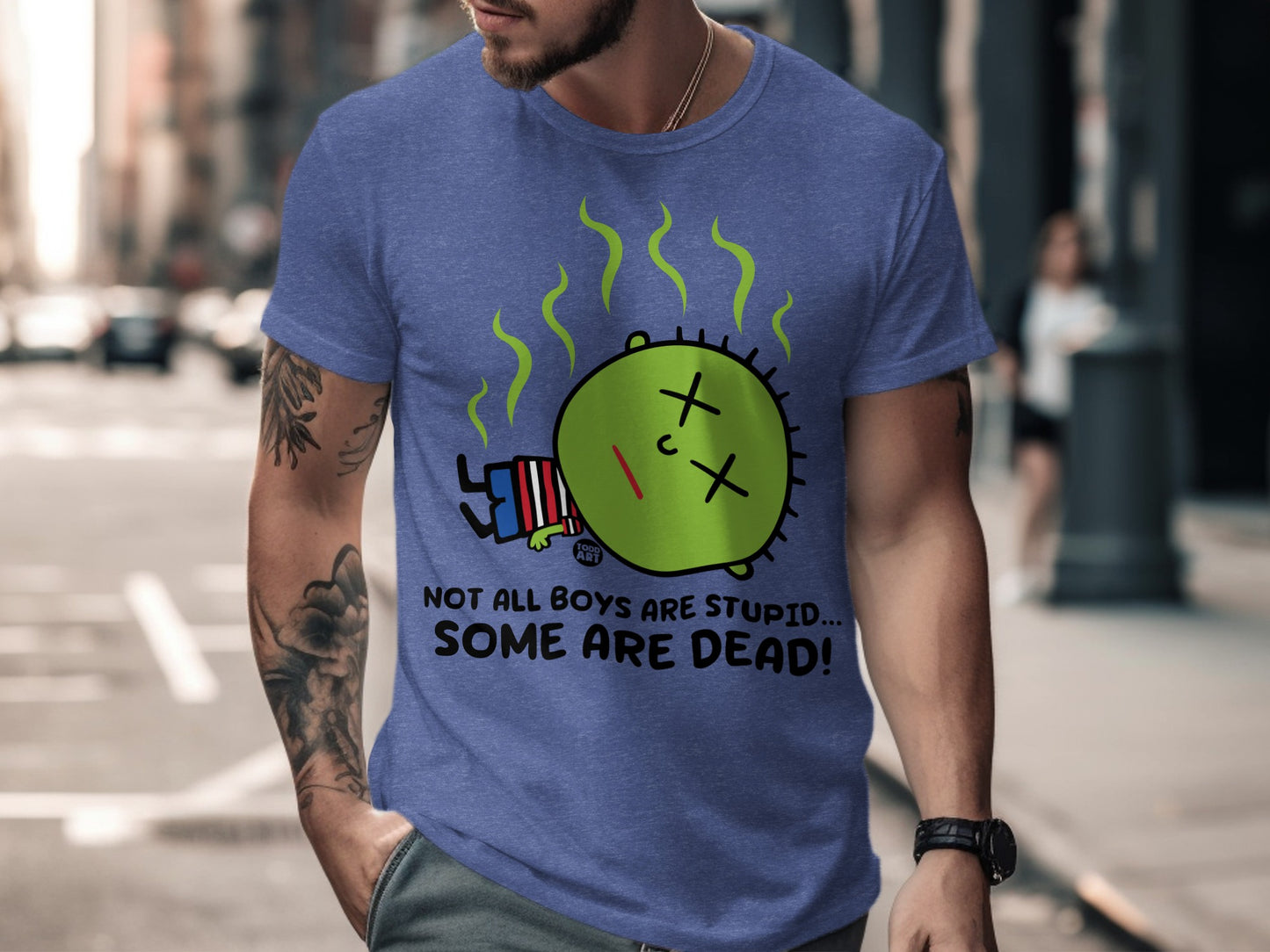Not All Boys Are Stupid Some Are Dead Graphic Shirt