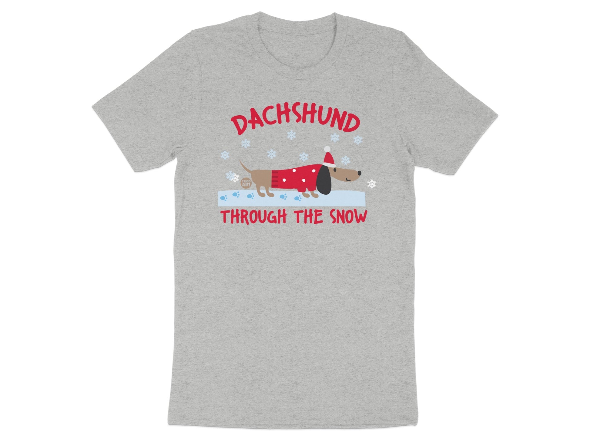 Dachshund Through the Snow Graphic Tee