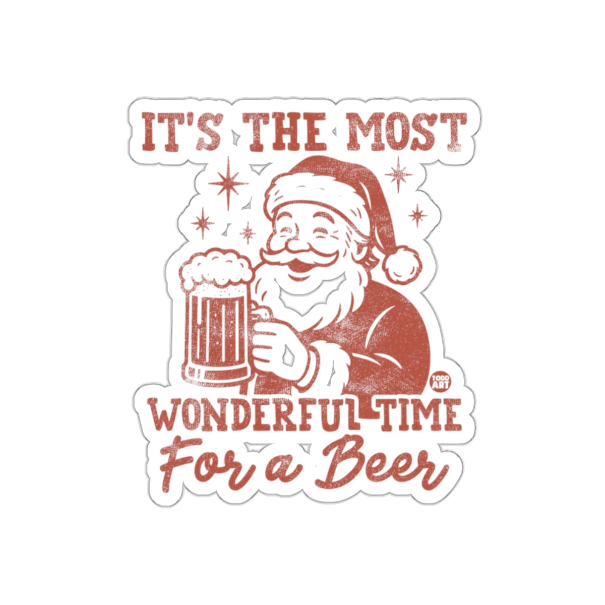 It's the Most Wonderful Time For a Beer Sticker